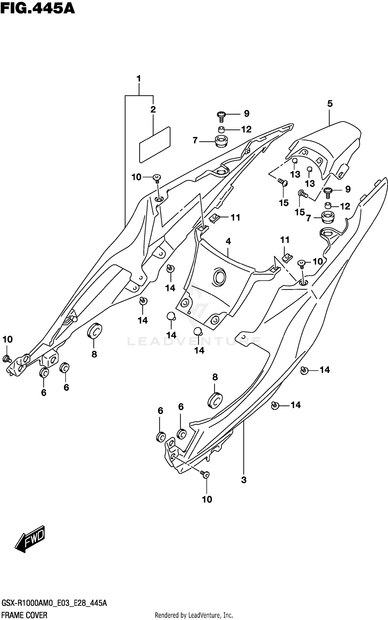FRAME COVER (GSX-R1000A)