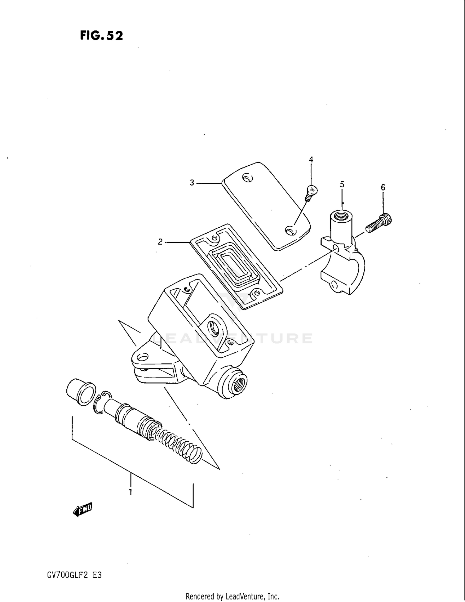 FRONT MASTER CYLINDER
