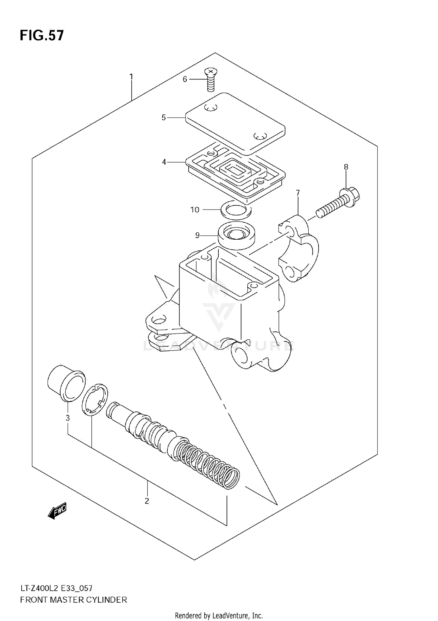 FRONT MASTER CYLINDER