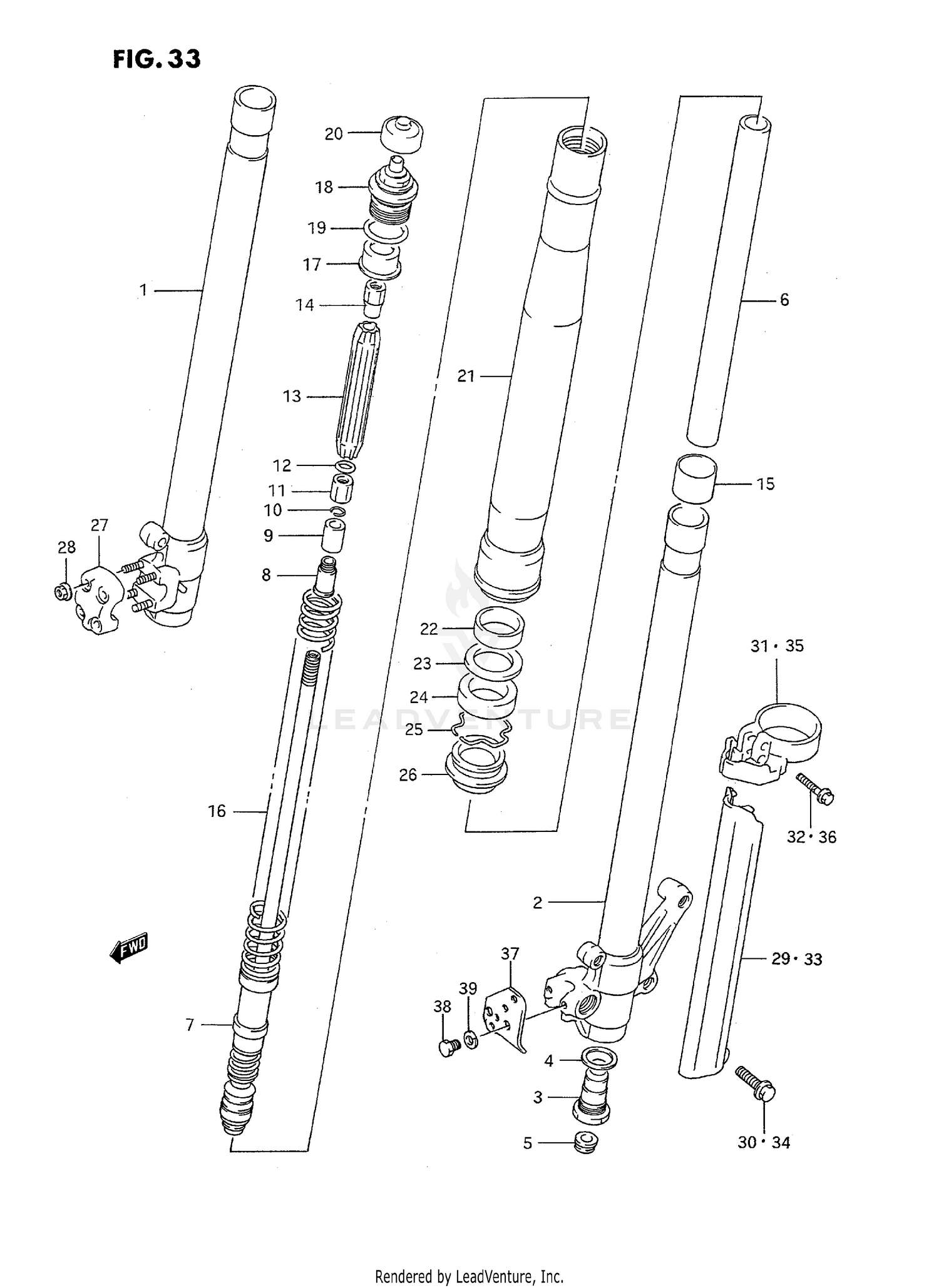 FRONT DAMPER (MODEL K)