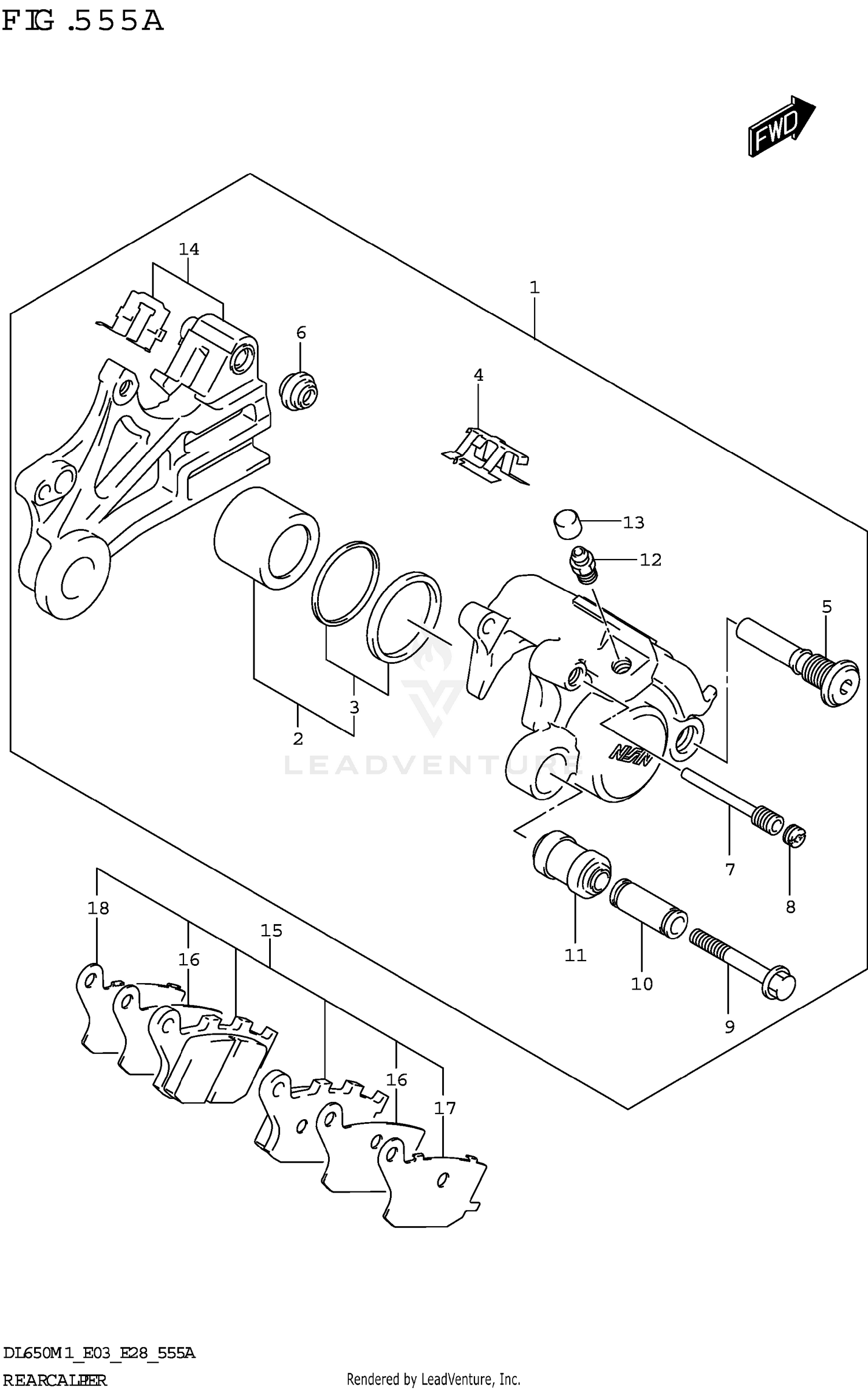 REAR CALIPER