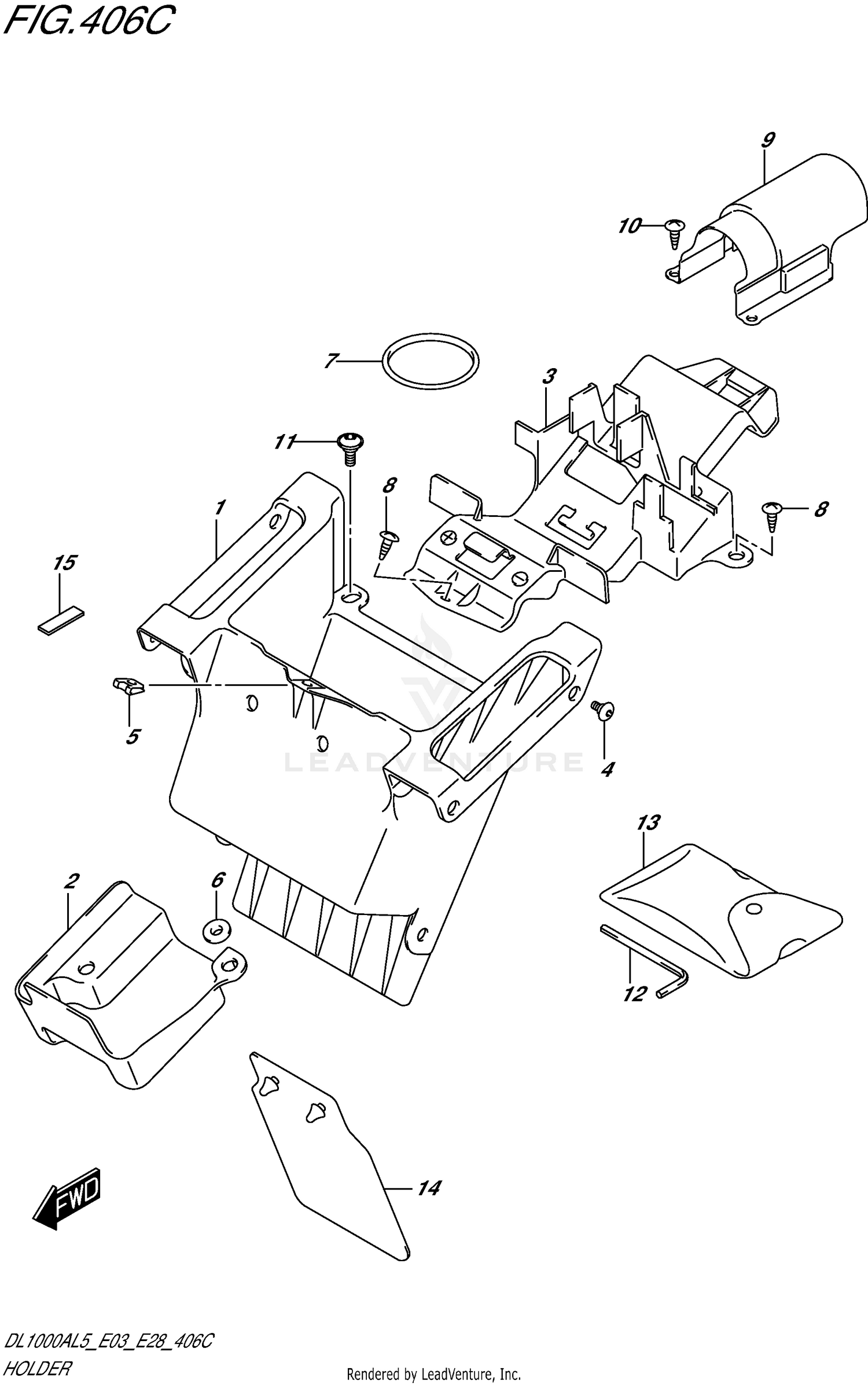 HOLDER (DL1000AL5 E33)