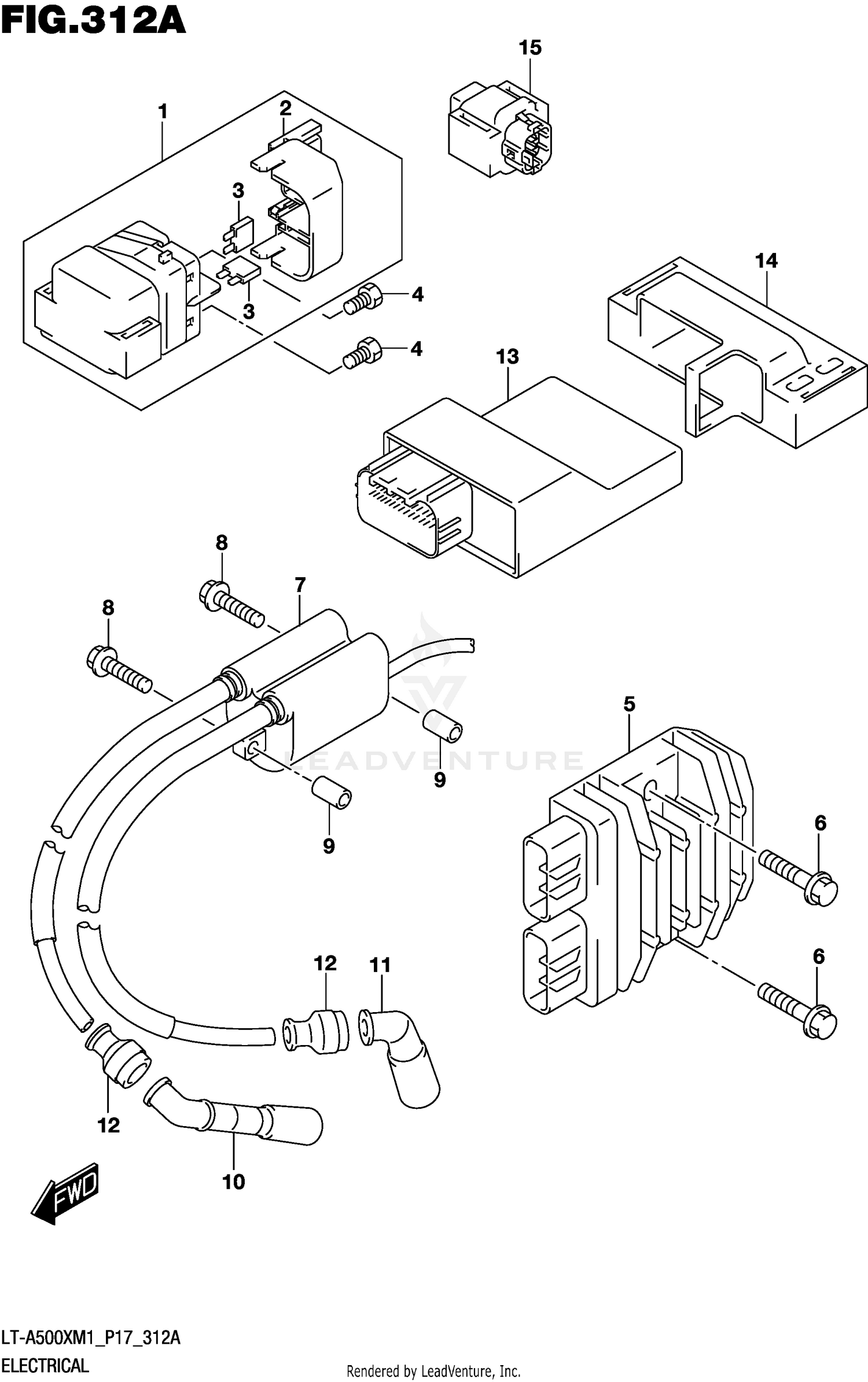 ELECTRICAL (LT-A500XM1 P17)