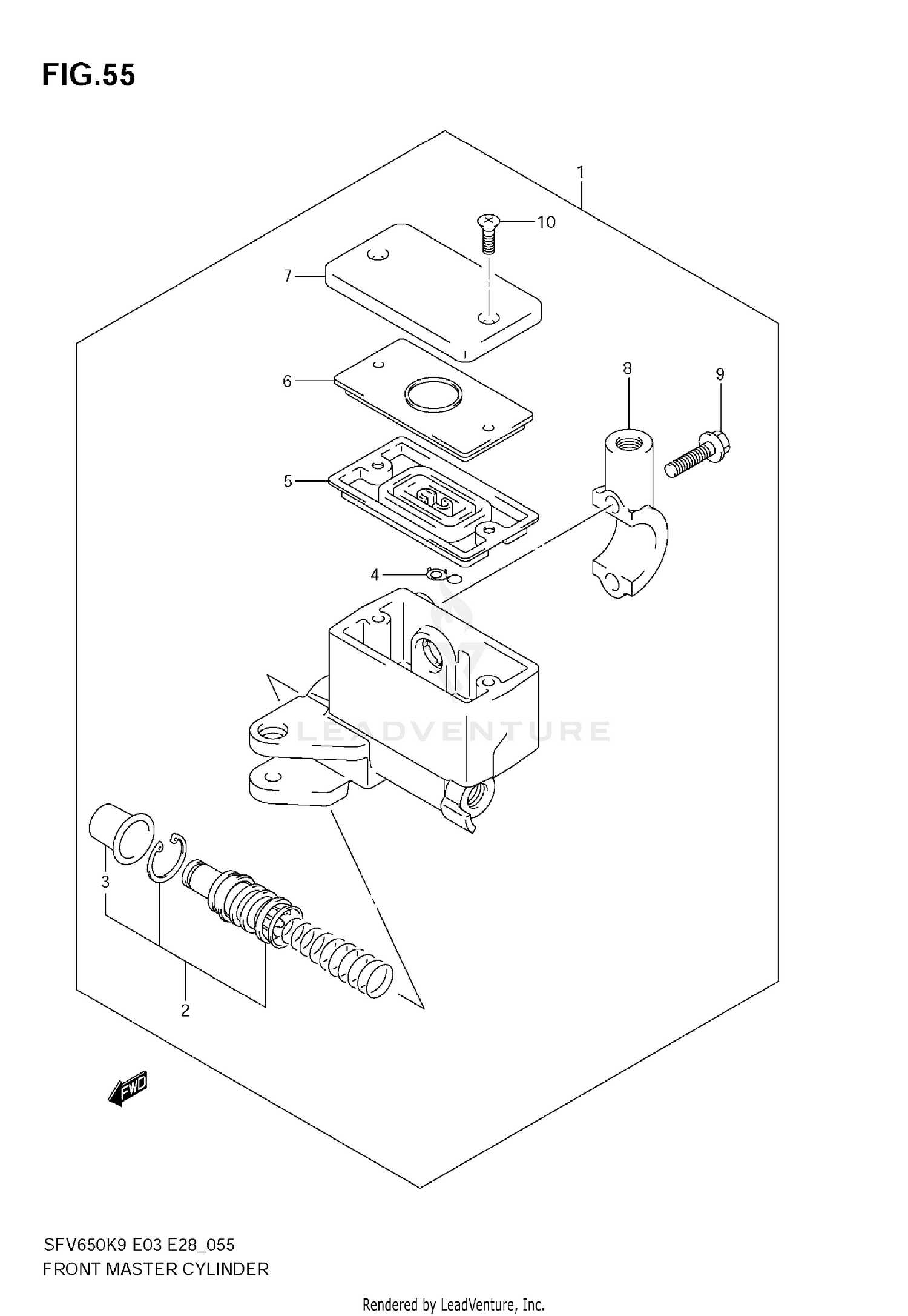 FRONT MASTER CYLINDER