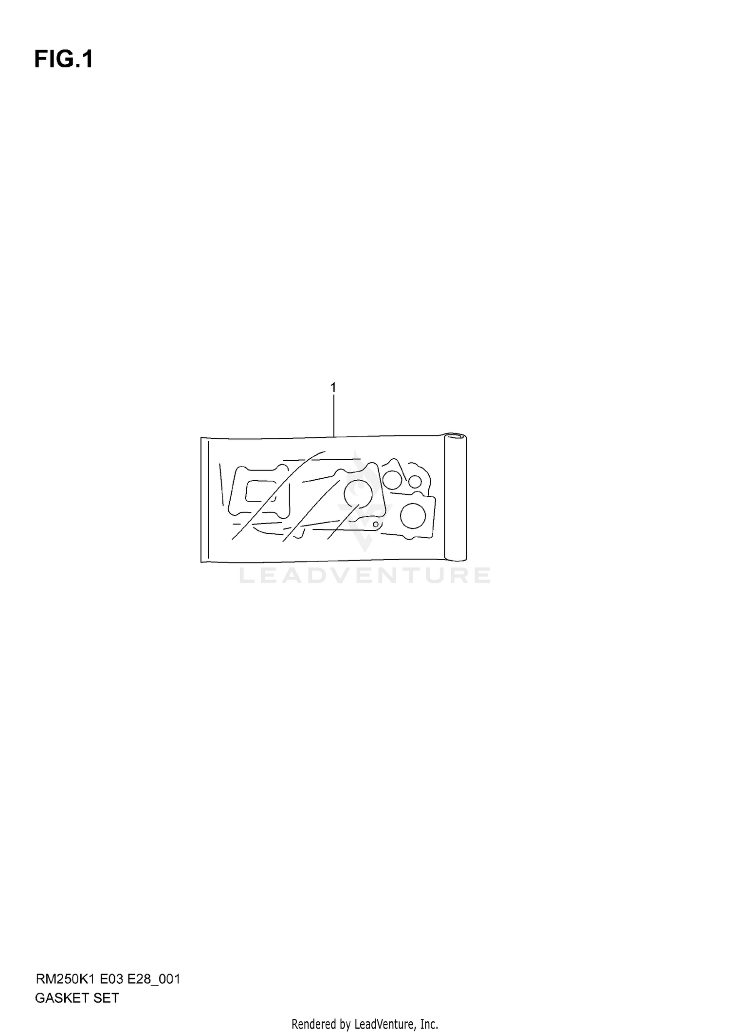 GASKET SET (MODEL K1/K2)
