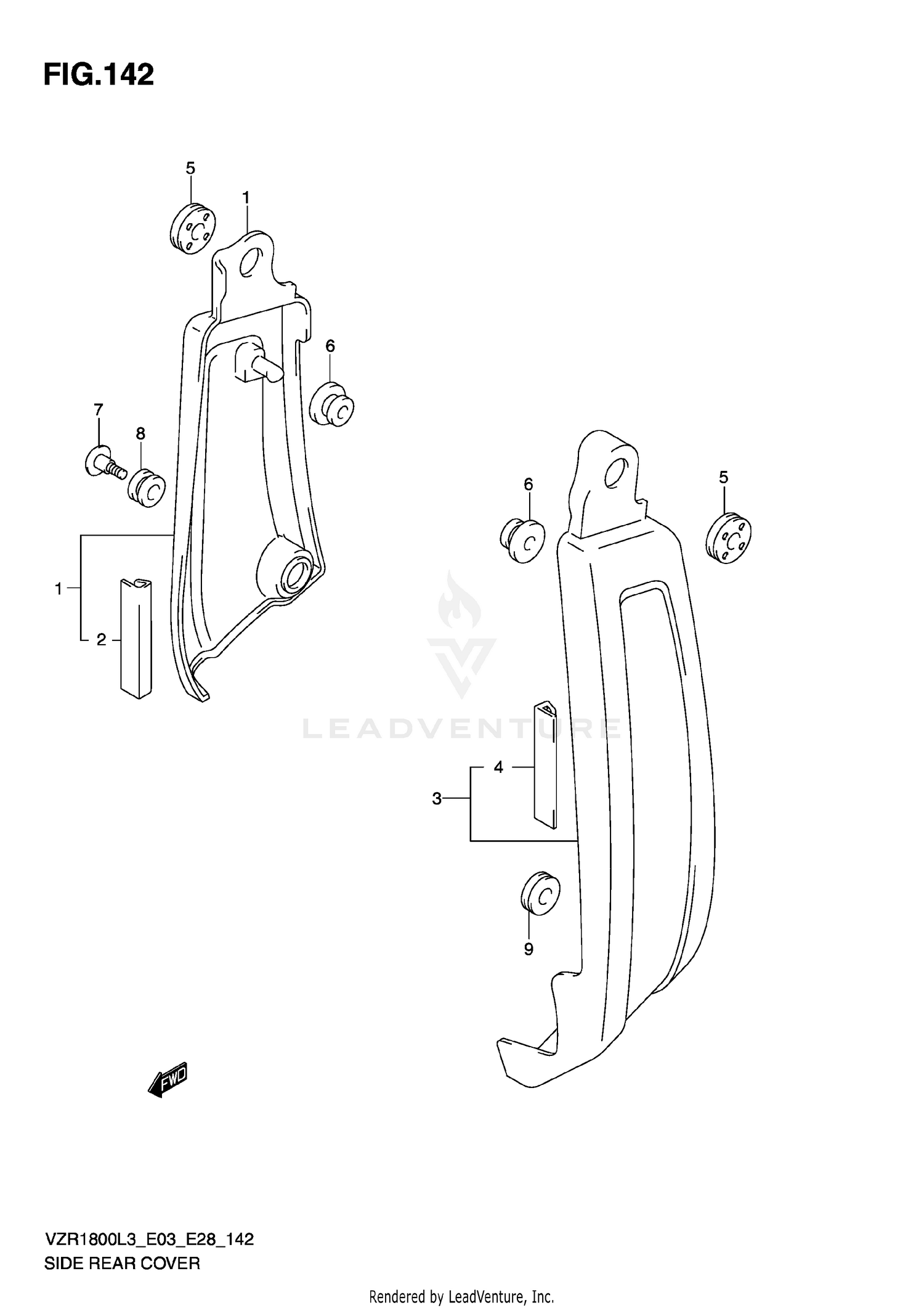 SIDE REAR COVER
