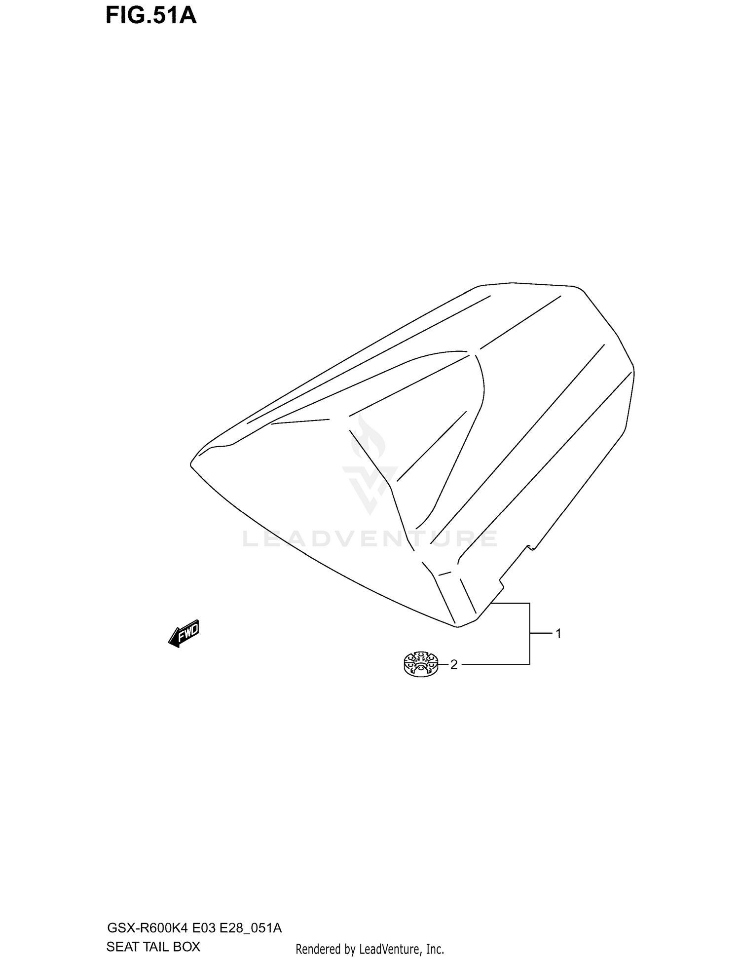 SEAT TAIL BOX (MODEL K5)