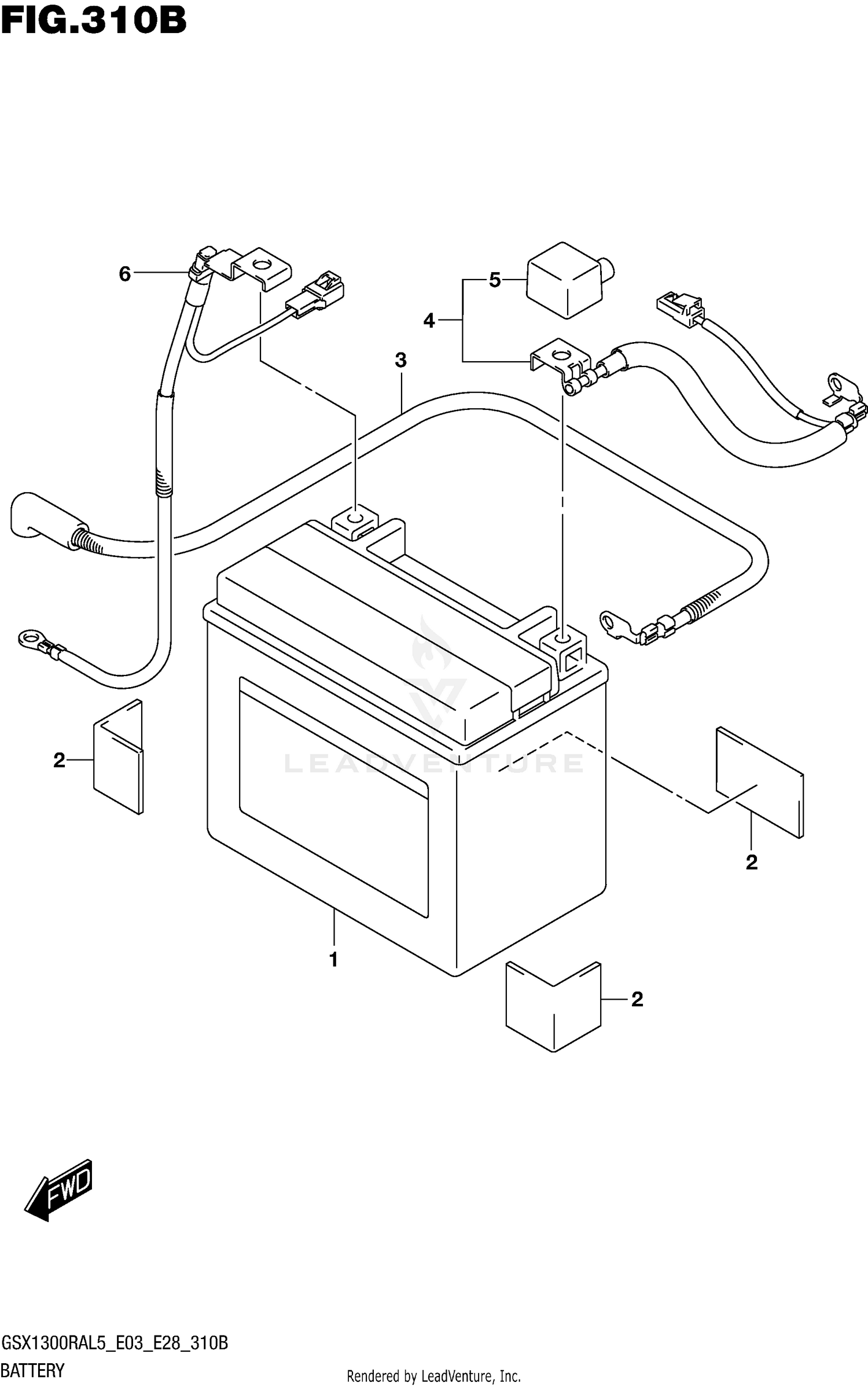 BATTERY (GSX1300RAL5 E28)