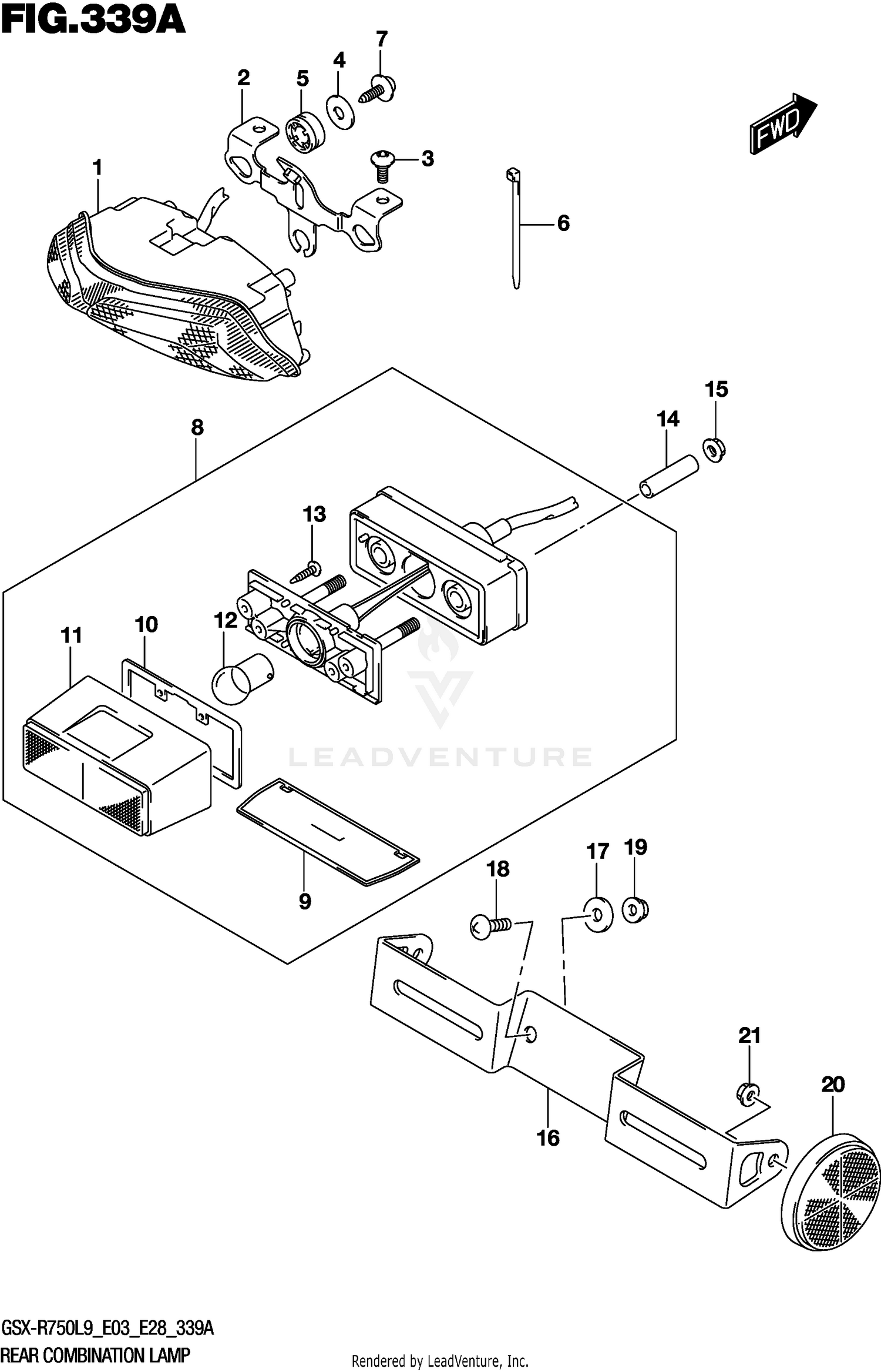 REAR COMBINATION LAMP