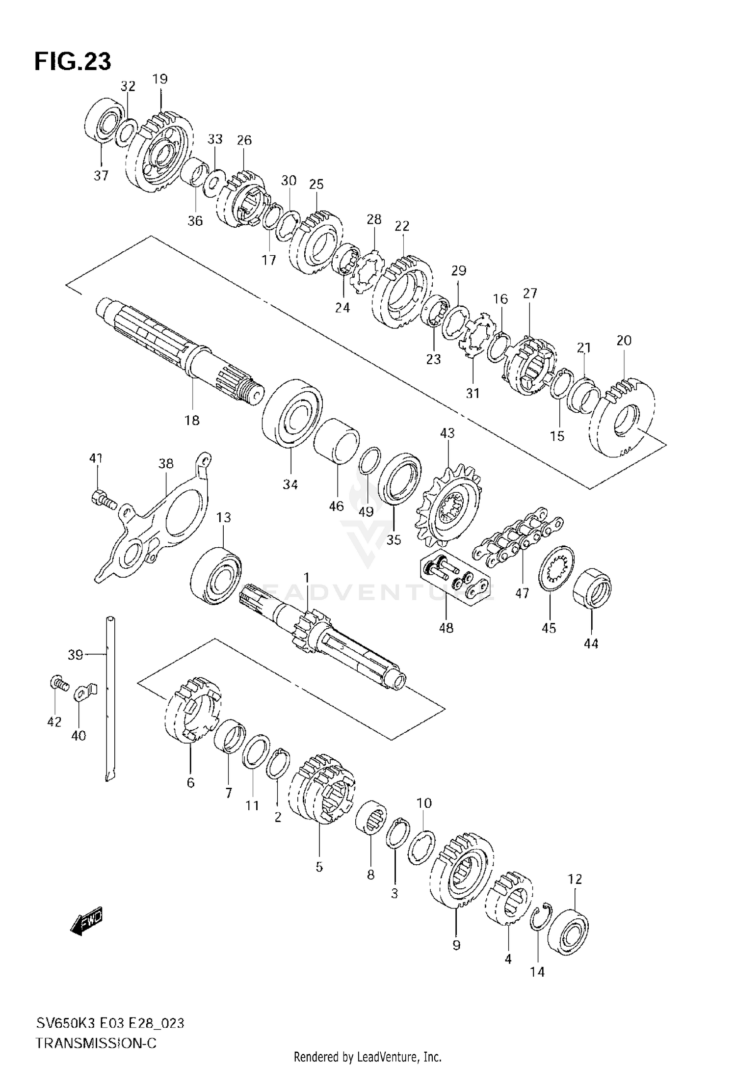 TRANSMISSION (MODEL K3)