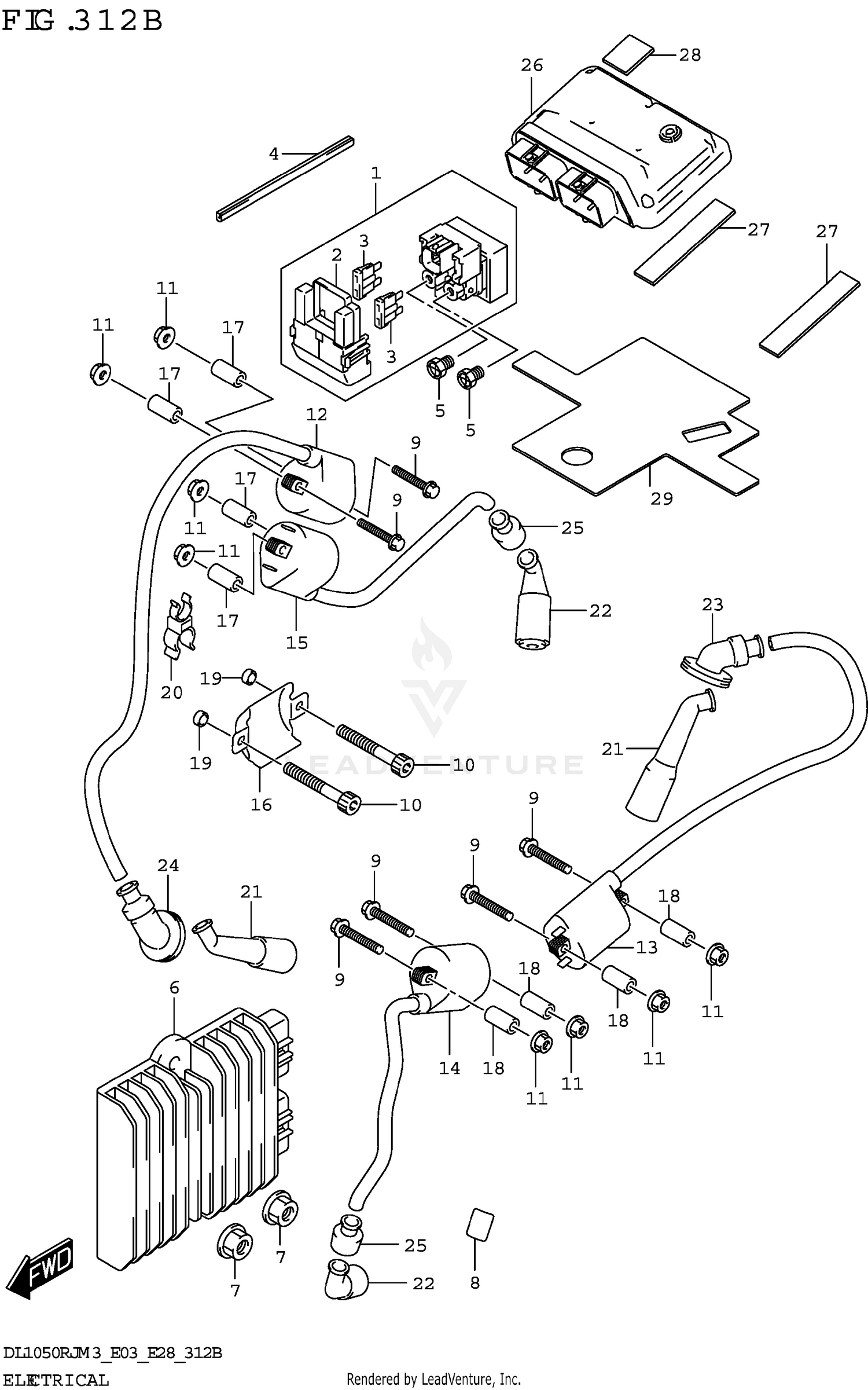 ELECTRICAL (DL1050RR)