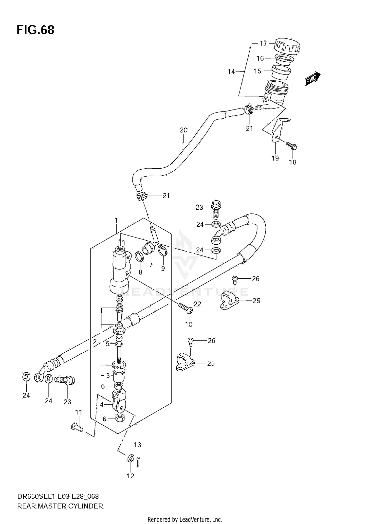 REAR MASTER CYLINDER
