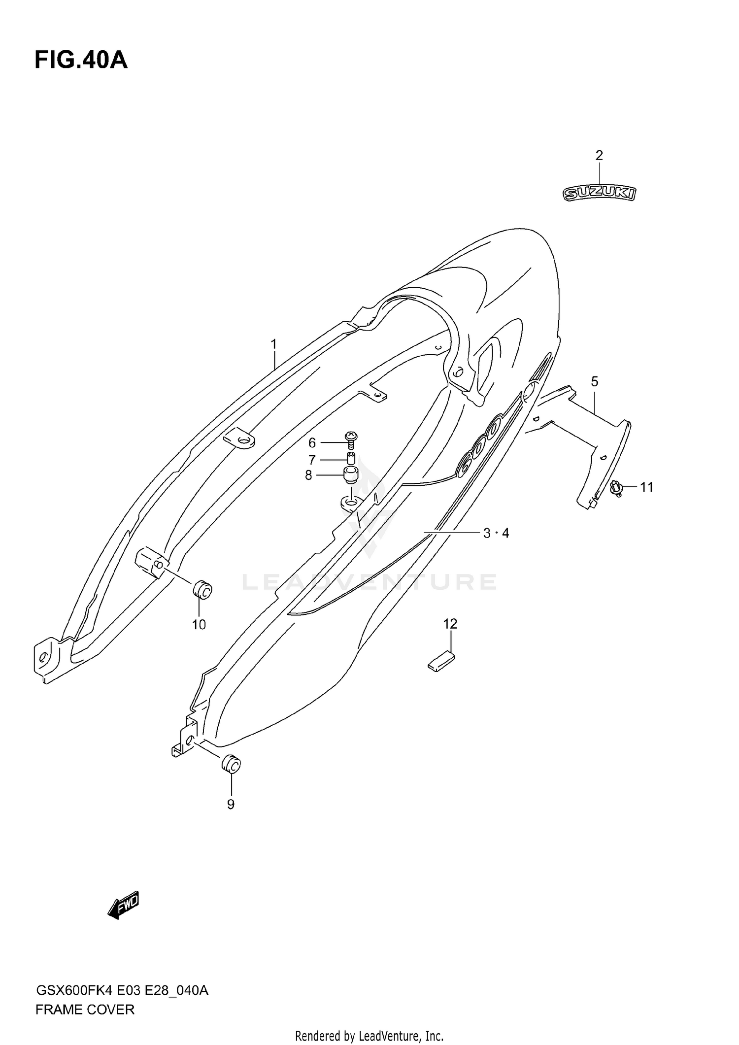 FRAME COVER (MODEL K5)