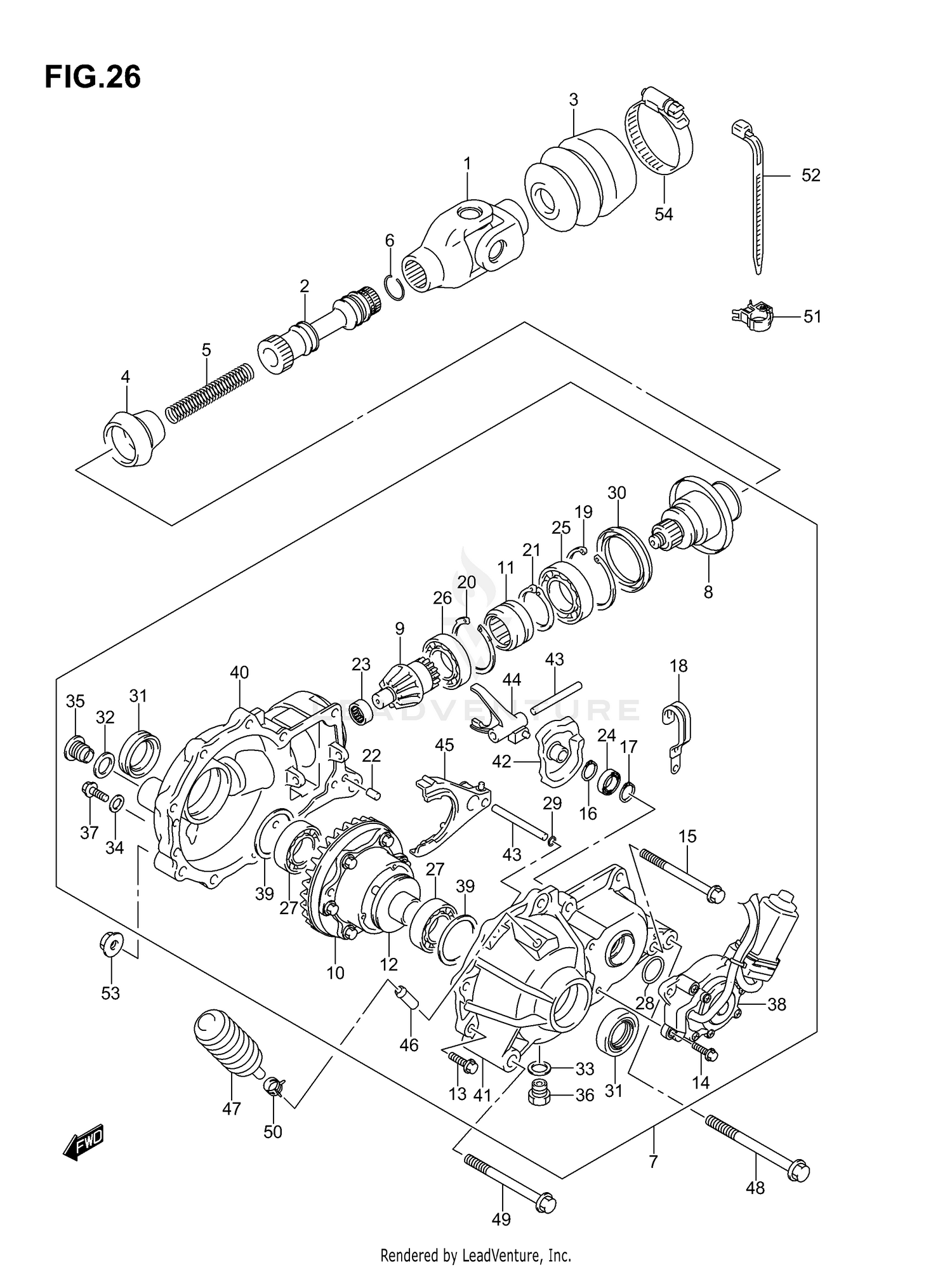 FINAL BEVEL GEAR (FRONT)
