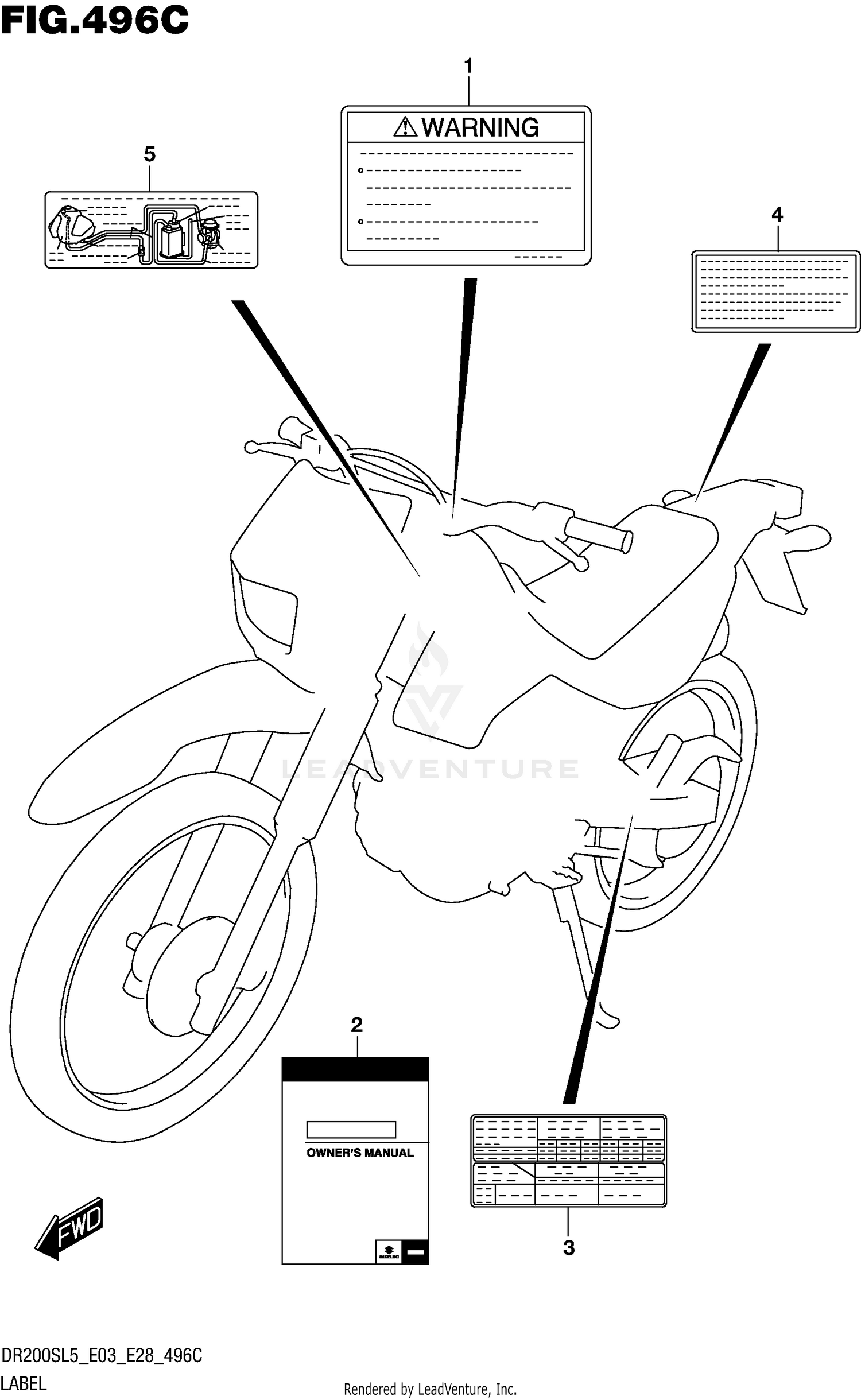 LABEL (DR200SL5 E33)