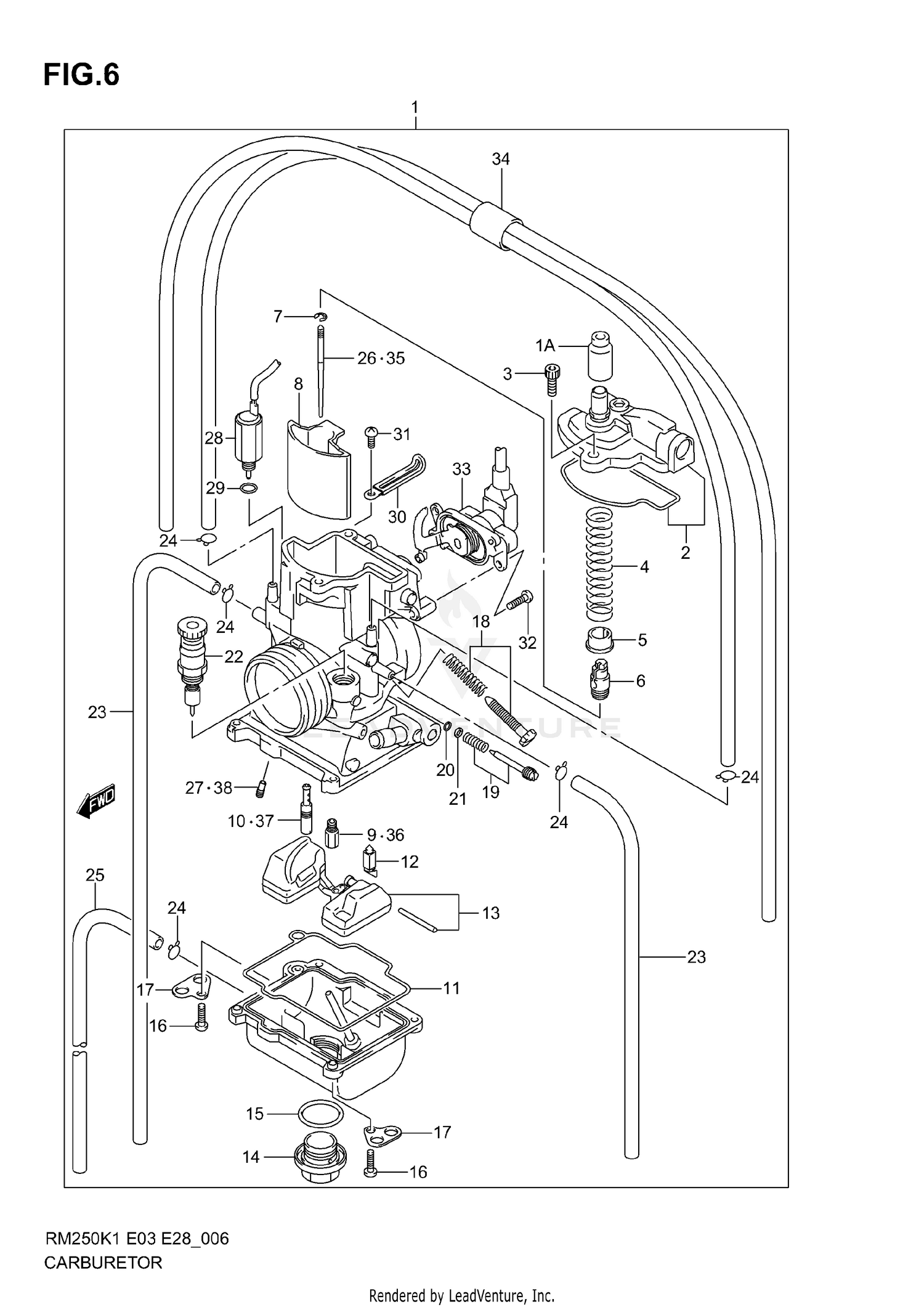 CARBURETOR (MODEL K1)
