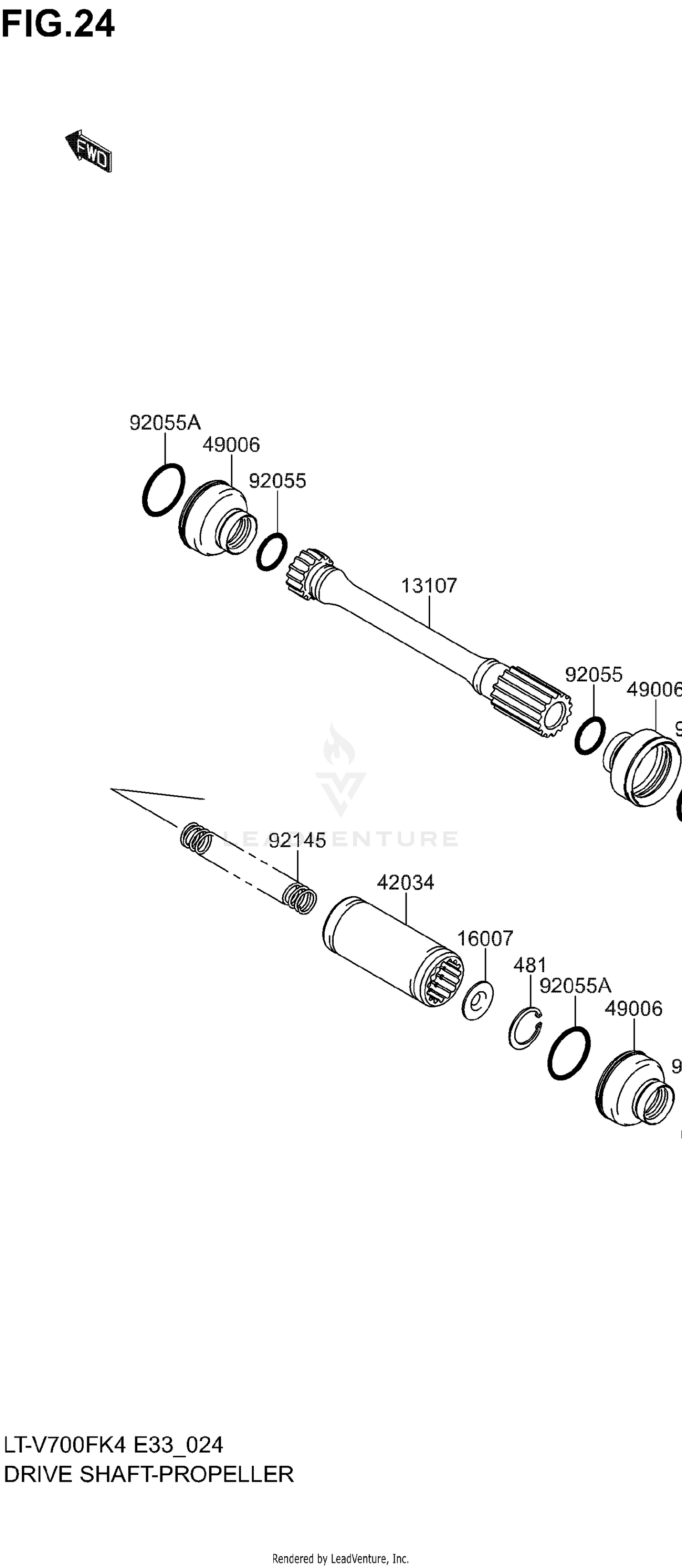 DRIVE SHAFT-PROPELLER