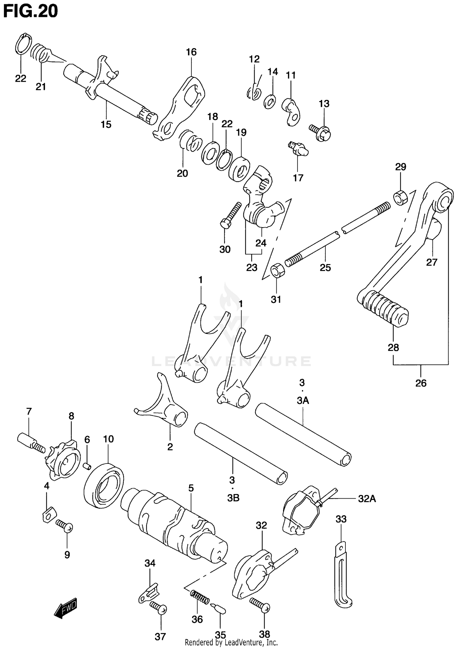 GEAR SHIFTING (MODEL V/W)