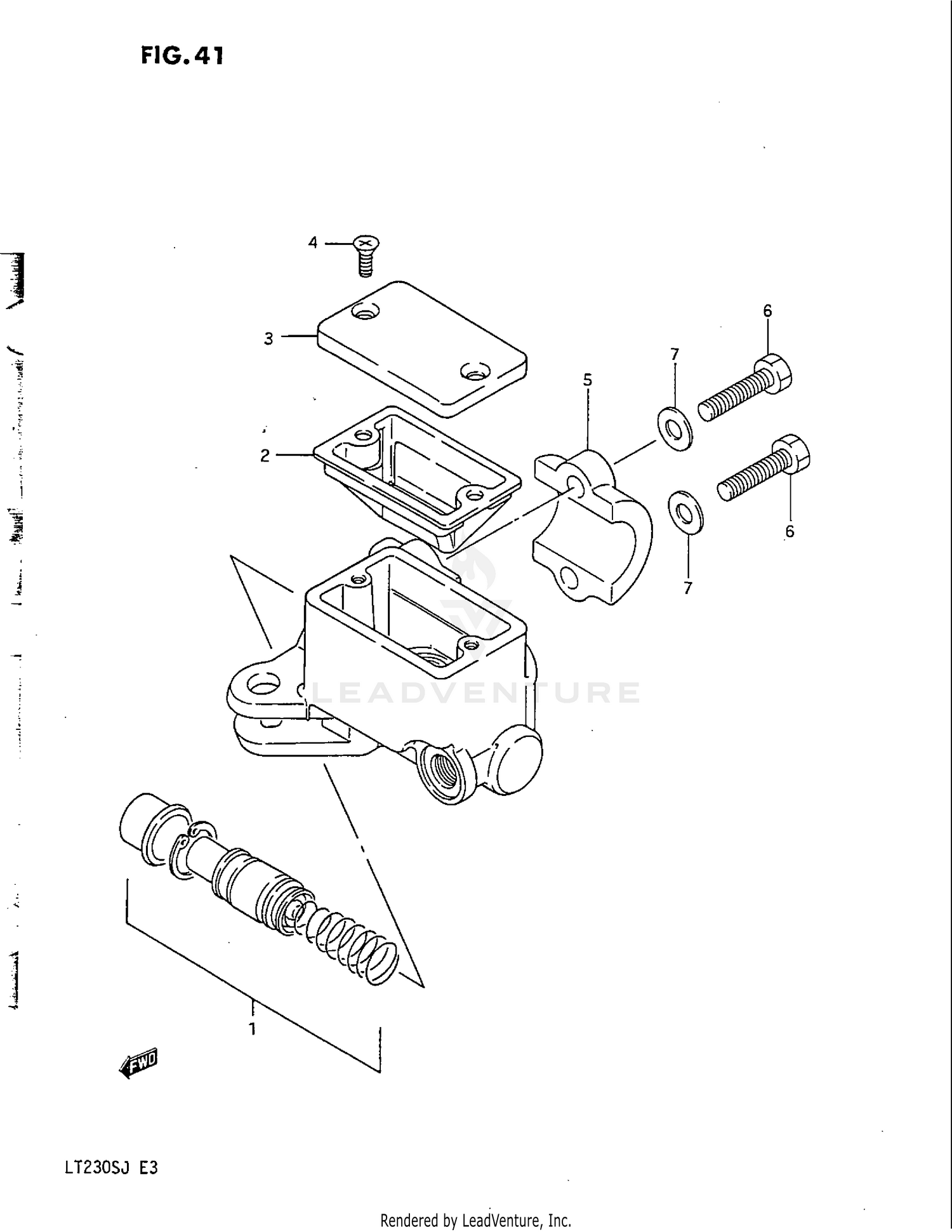 FRONT MASTER CYLINDER