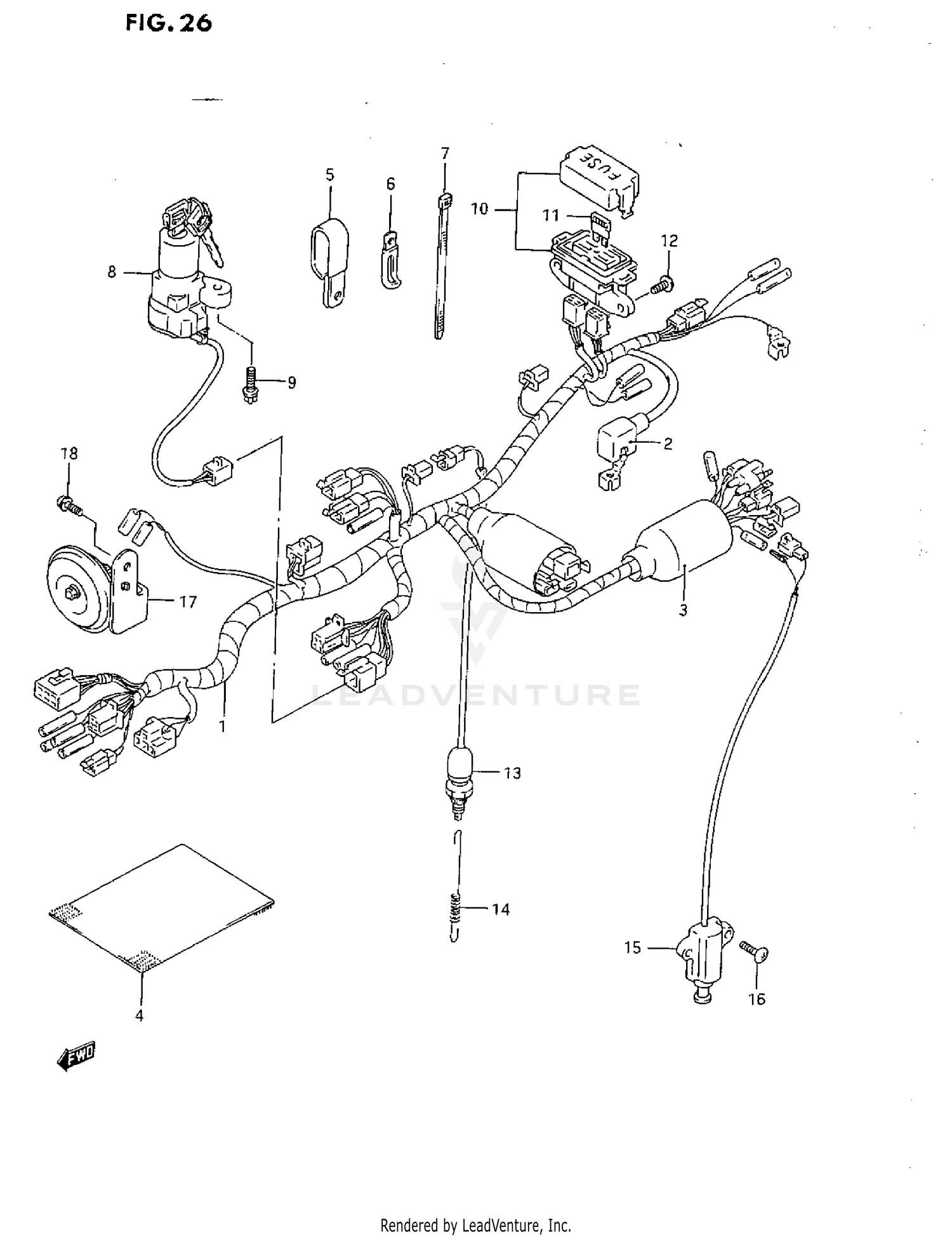 WIRING HARNESS (N/P)