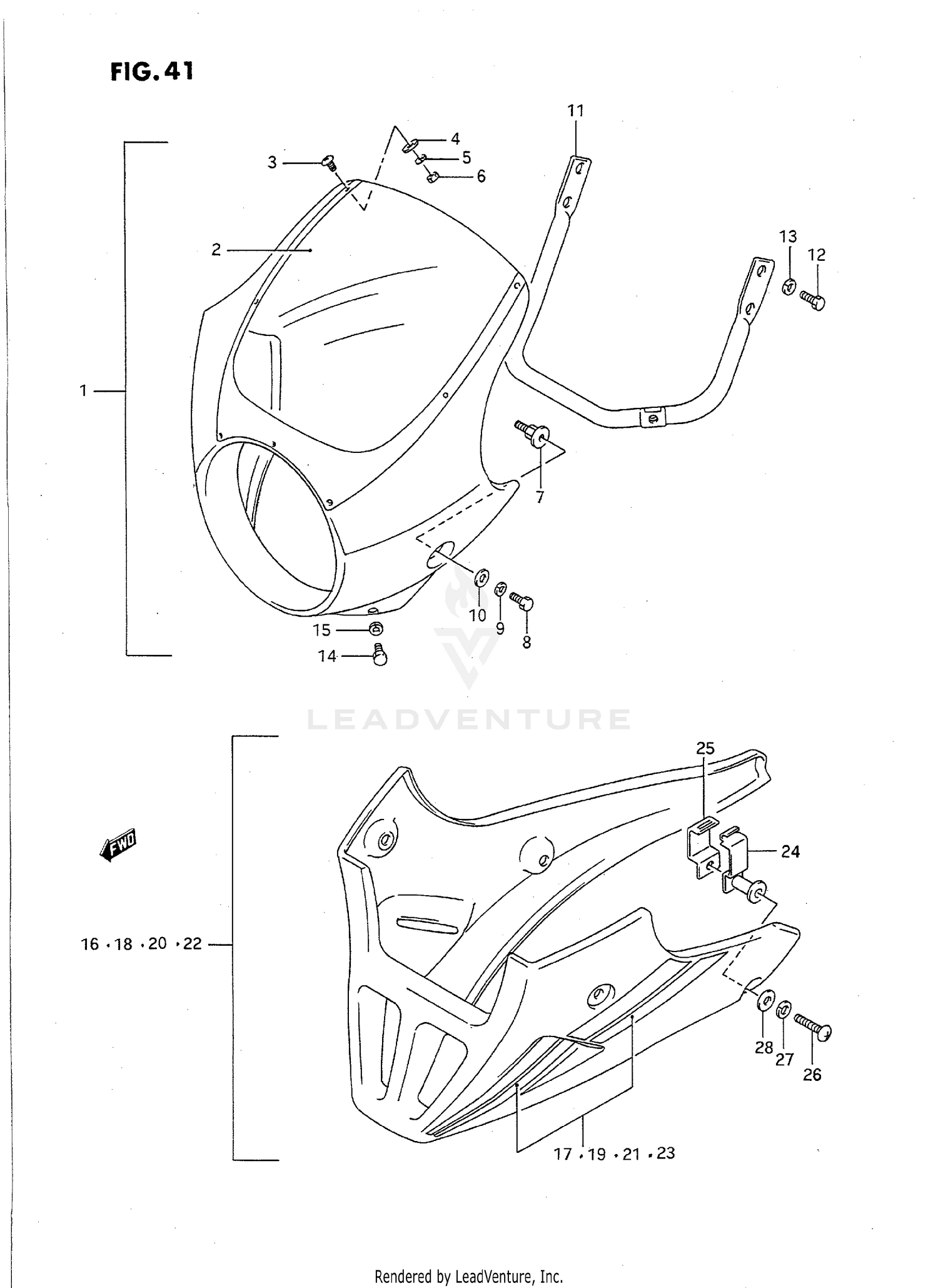 COWLING (MODEL K/L OPTIONAL)