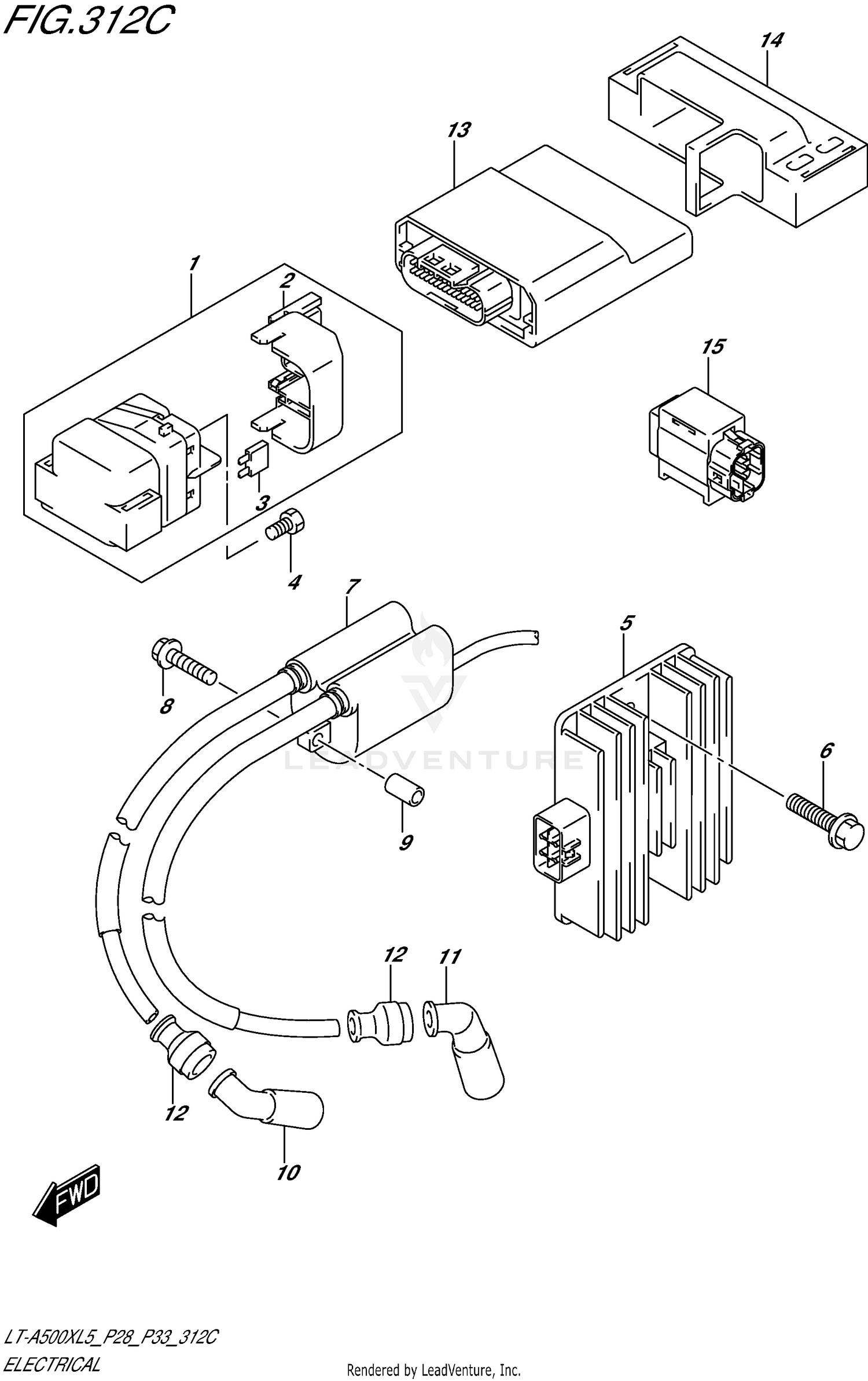 ELECTRICAL (LT-A500XZL5 P28)