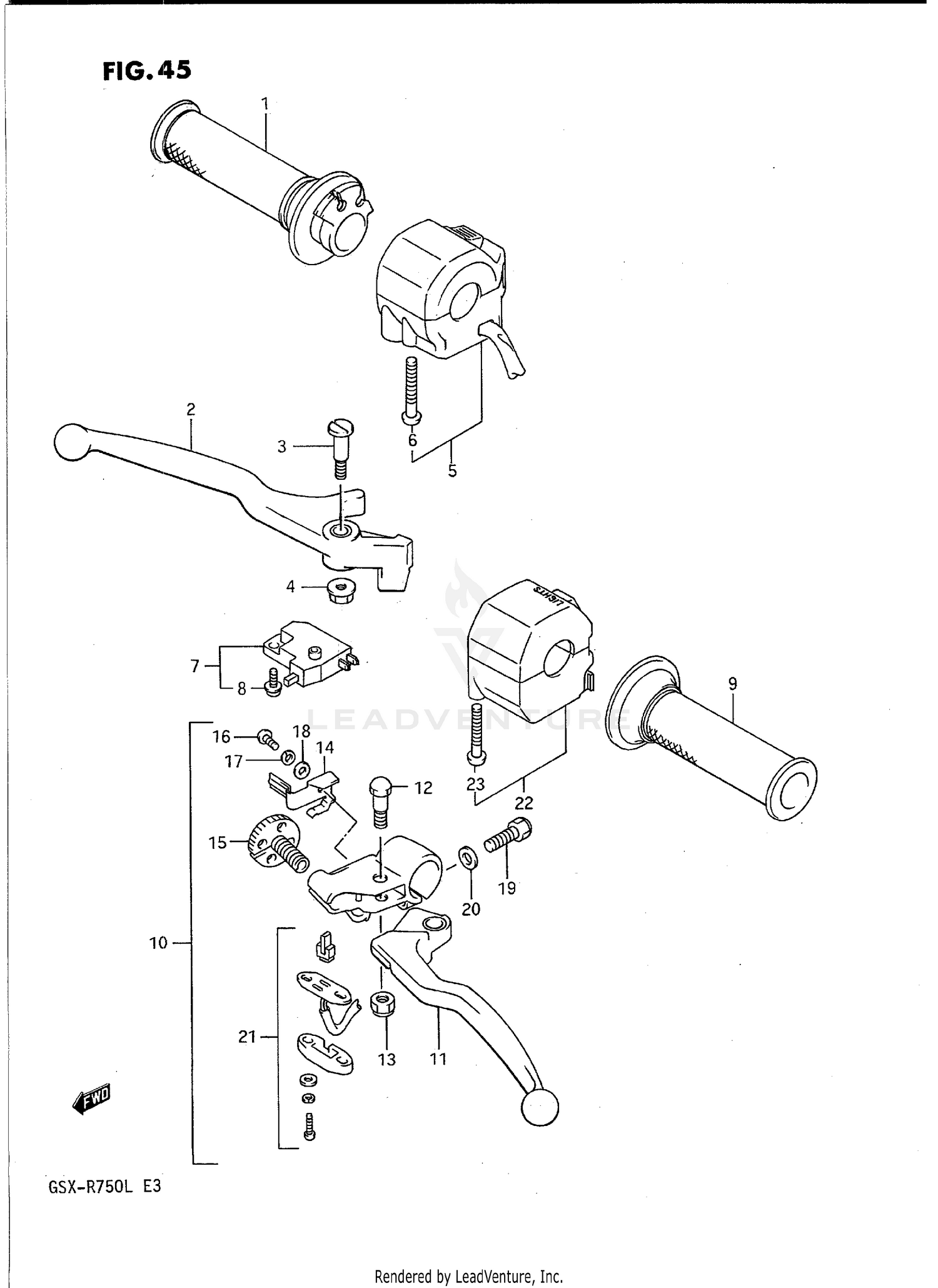 HANDLE SWITCH (MODEL J)