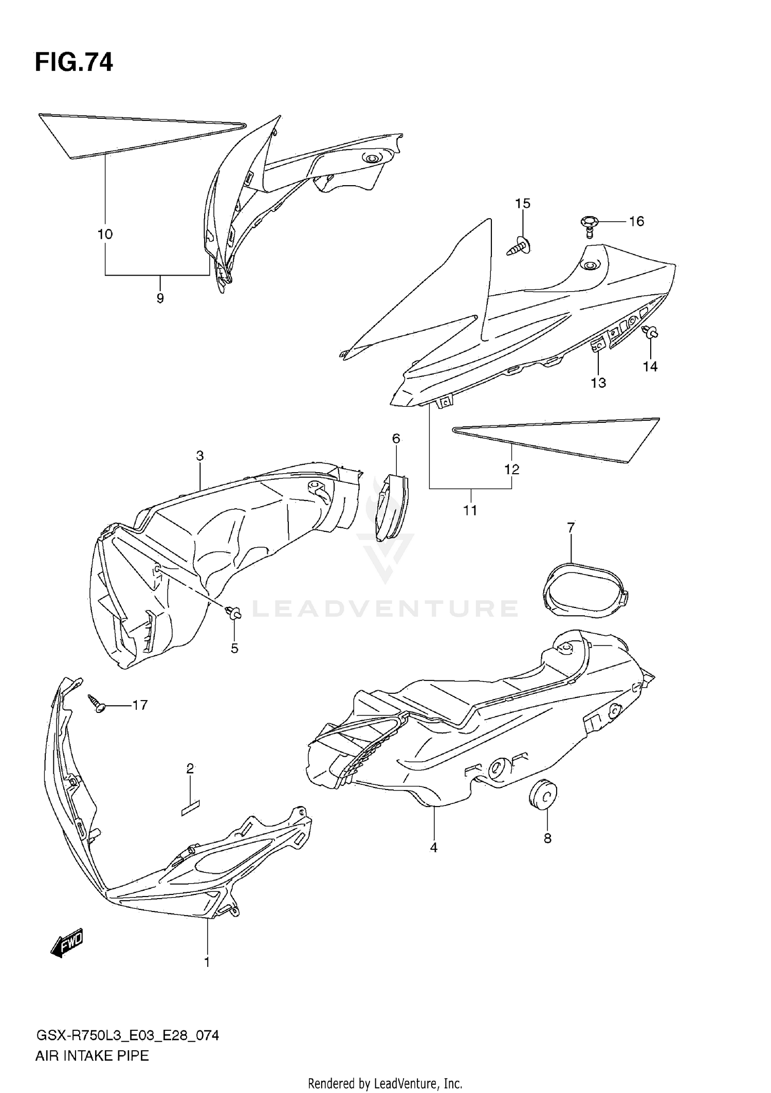 AIR INTAKE PIPE (AA3)