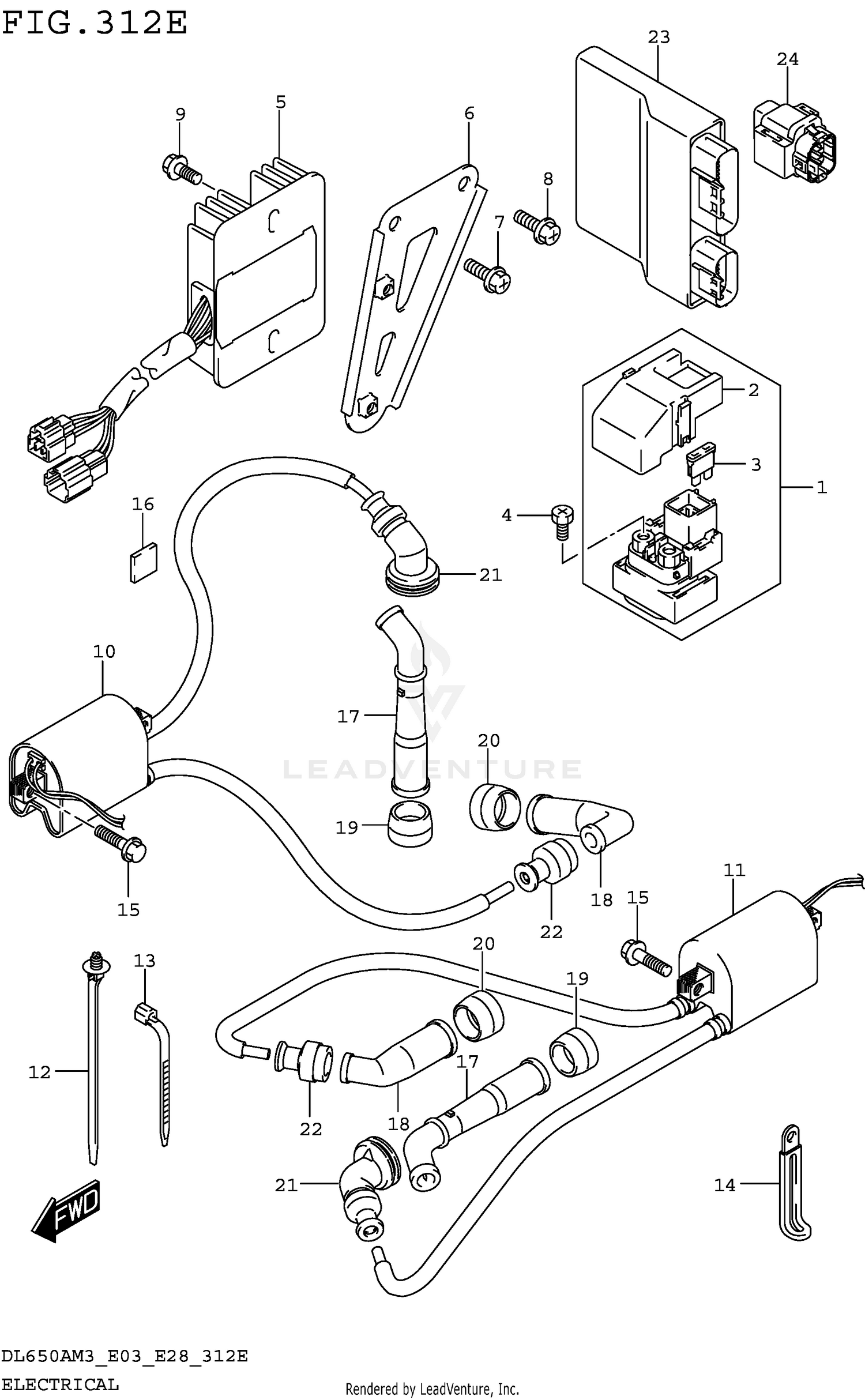 ELECTRICAL (DL650XAM3E28)