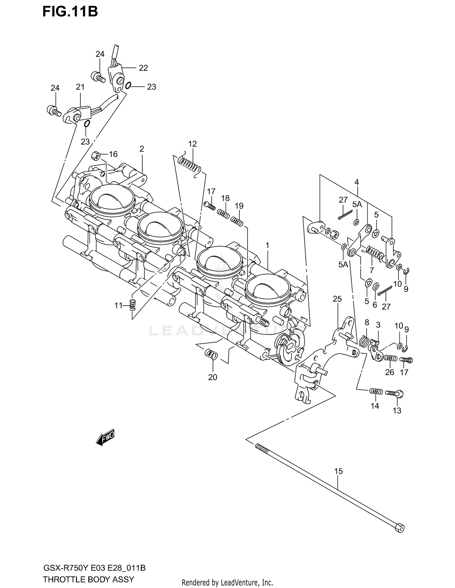 THROTTLE BODY (MODEL K2)