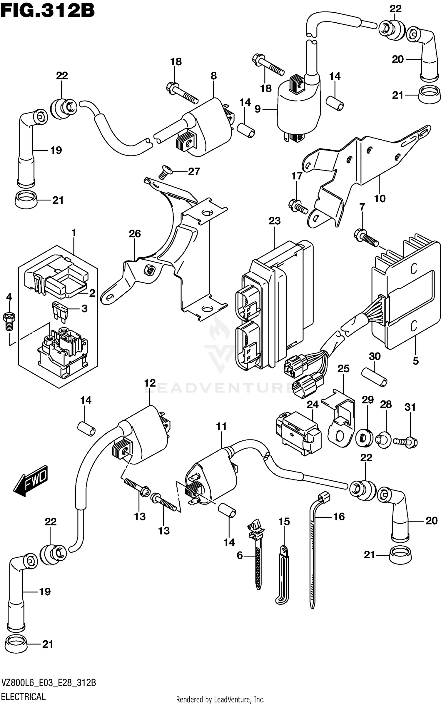 ELECTRICAL (VZ800L6 E28)