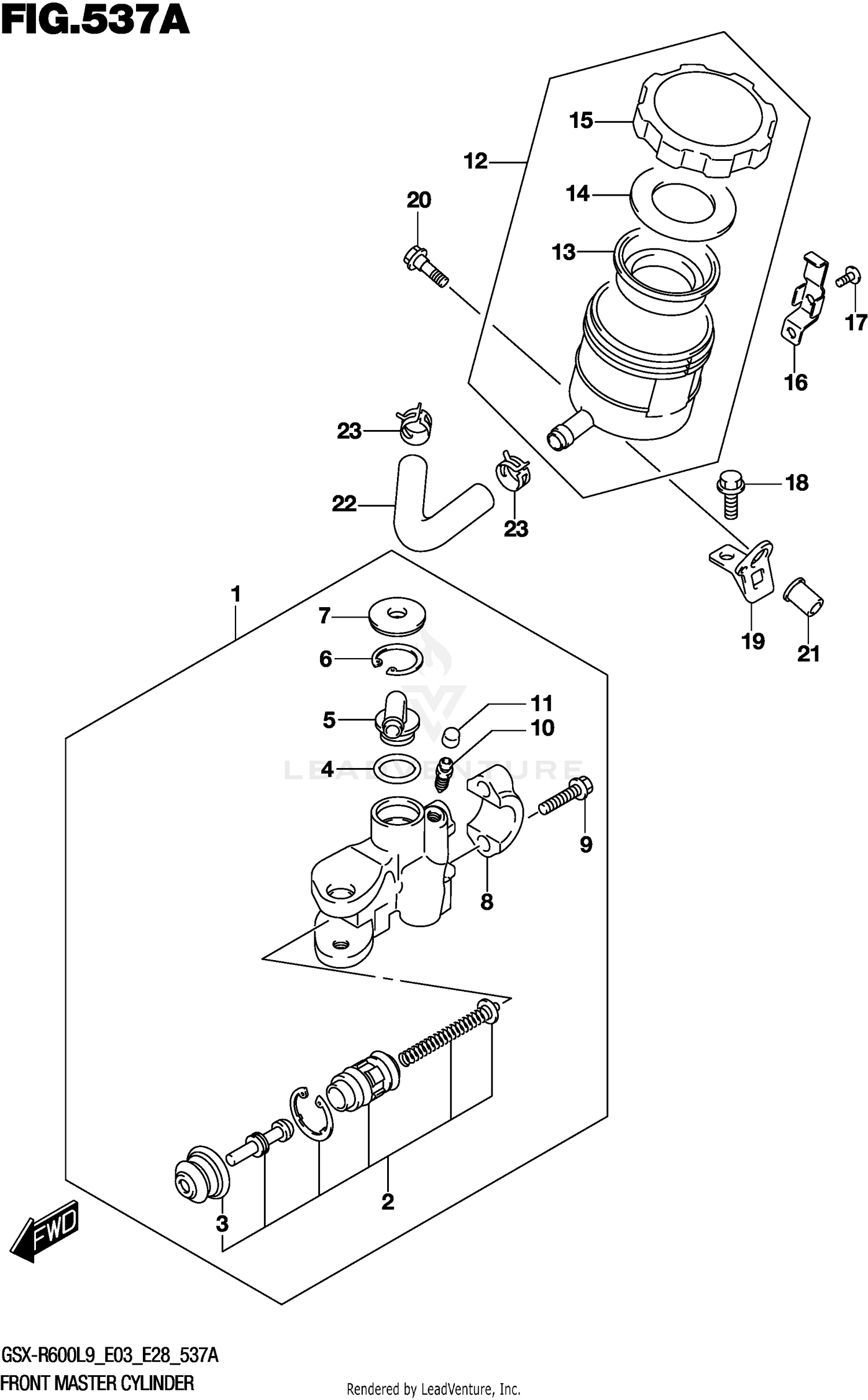 FRONT MASTER CYLINDER