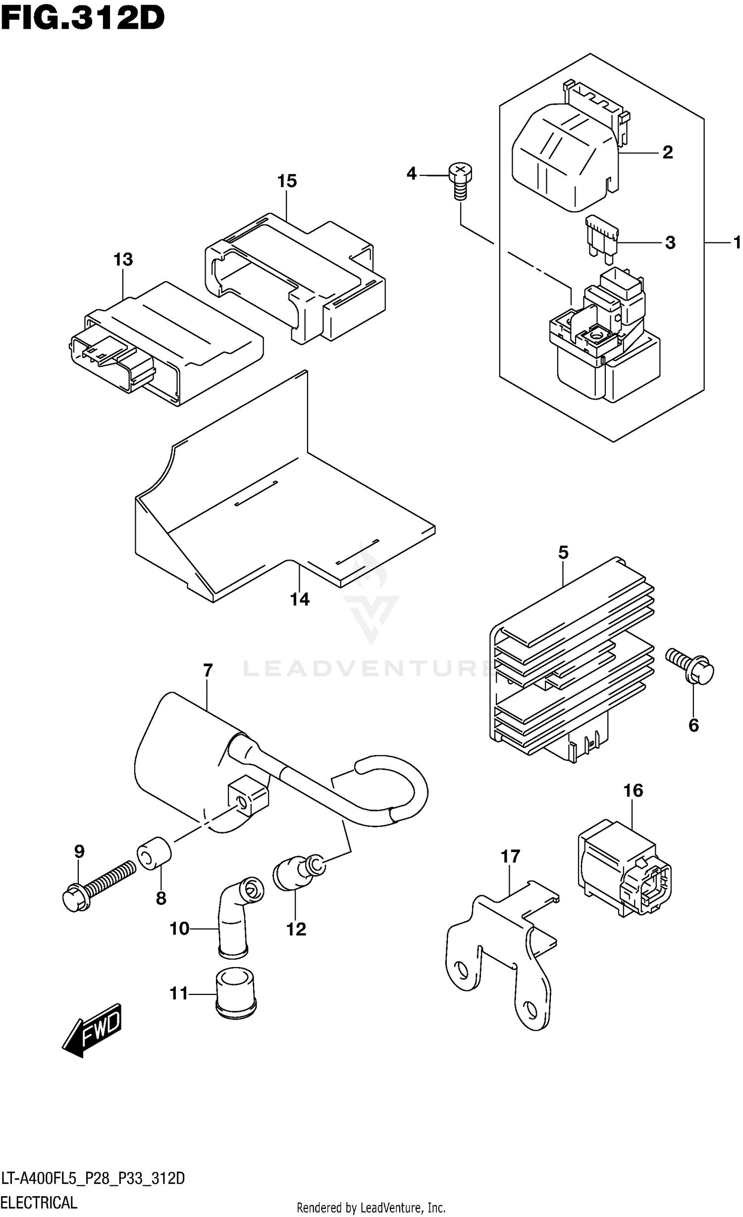 ELECTRICAL (LT-A400FZL5 P33)