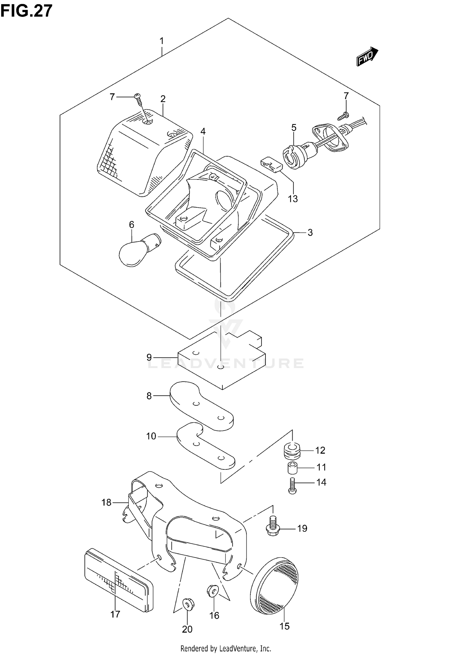 REAR COMBINATION LAMP