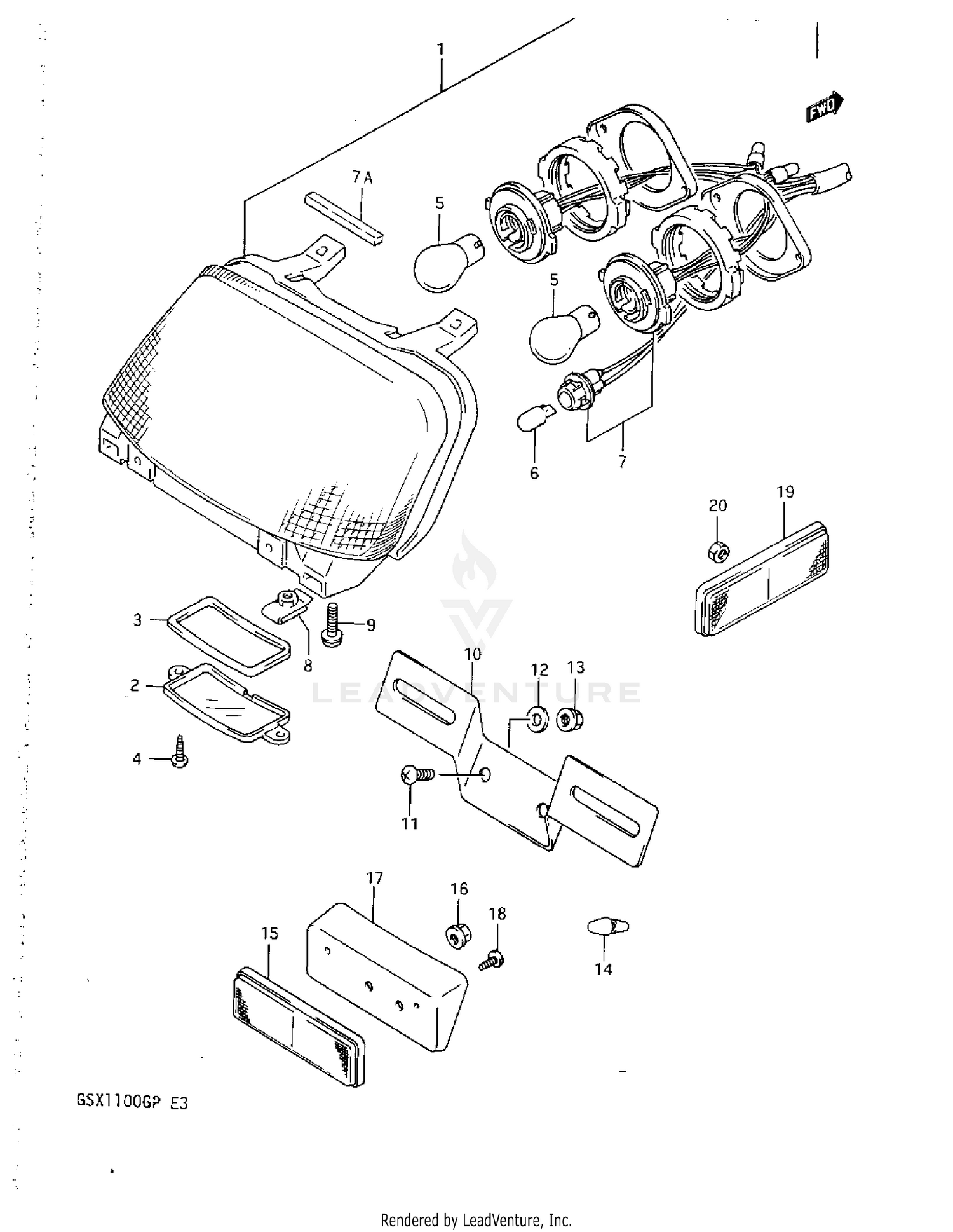REAR COMBINATION LAMP