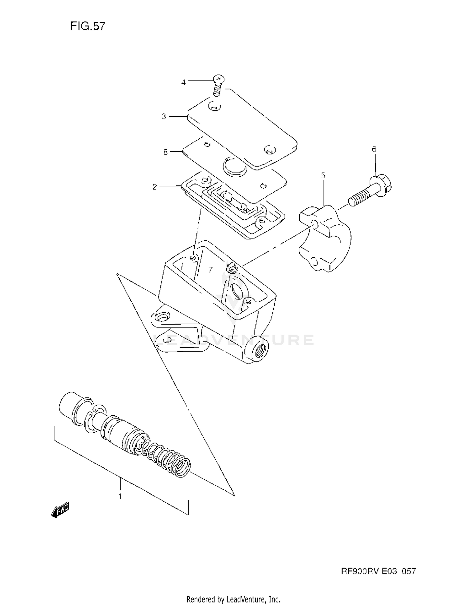 FRONT MASTER CYLINDER