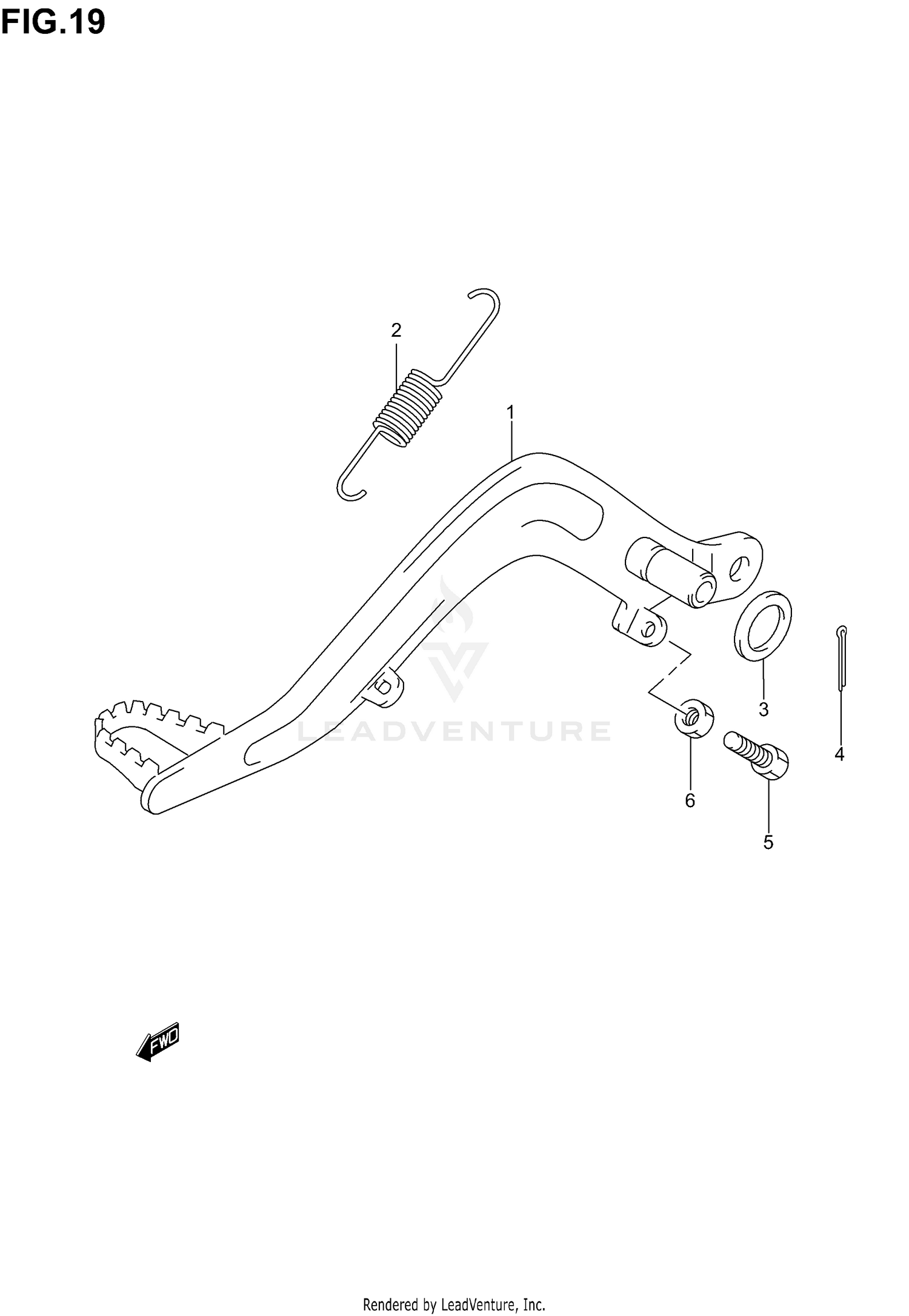 REAR BRAKE (MODEL K2/K3/K4)