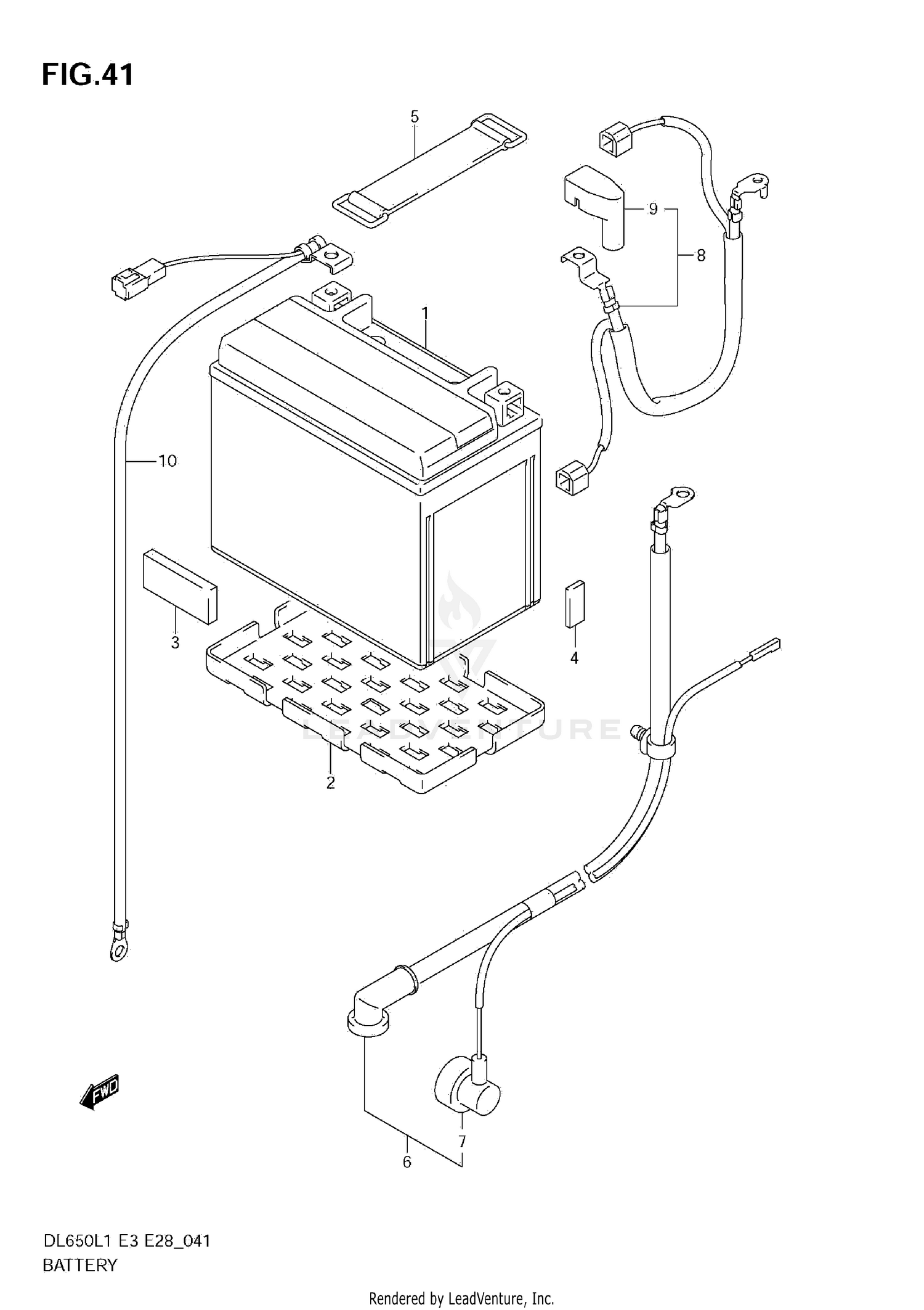 BATTERY (DL650A L1 E28)