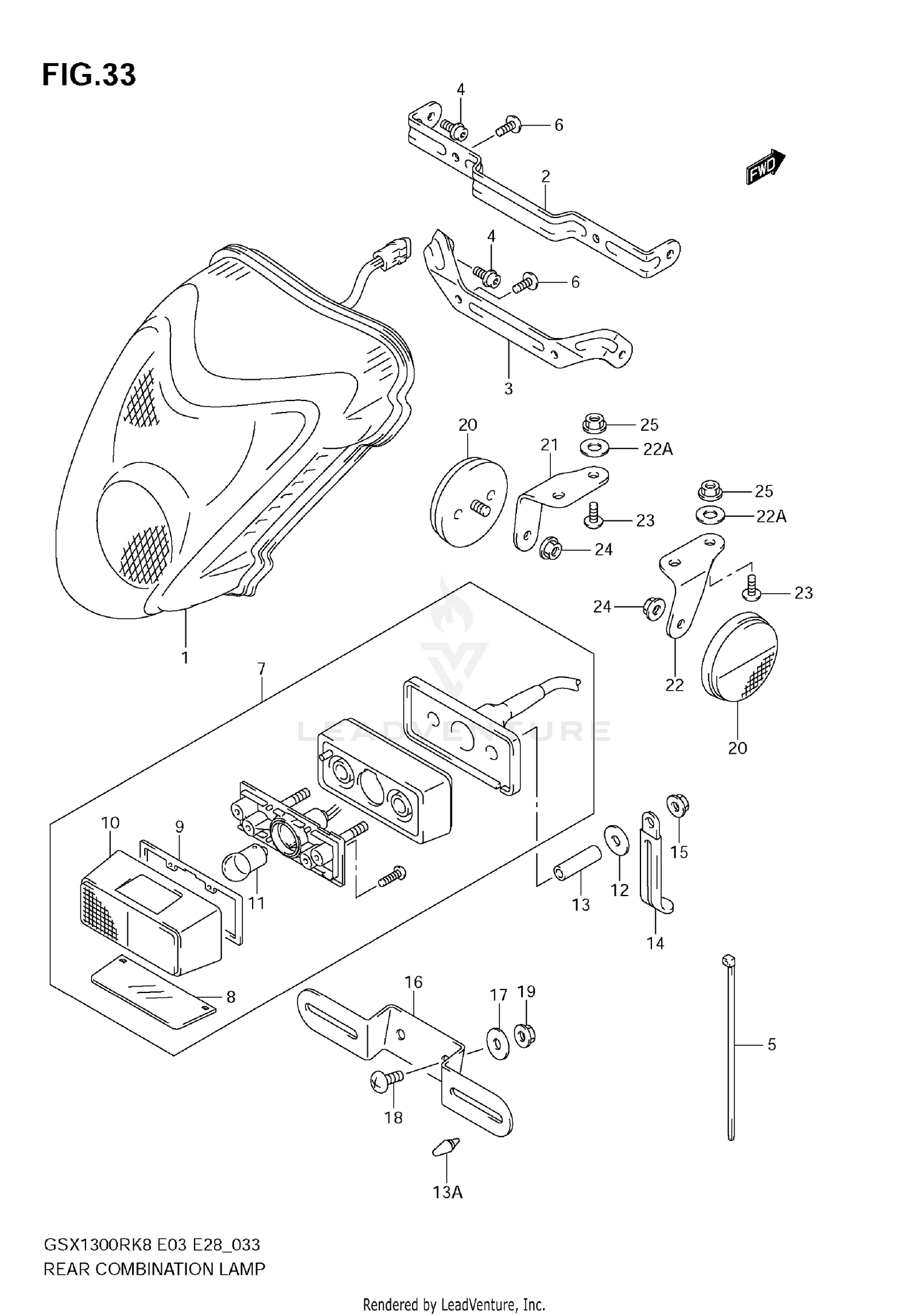REAR COMBINATION LAMP