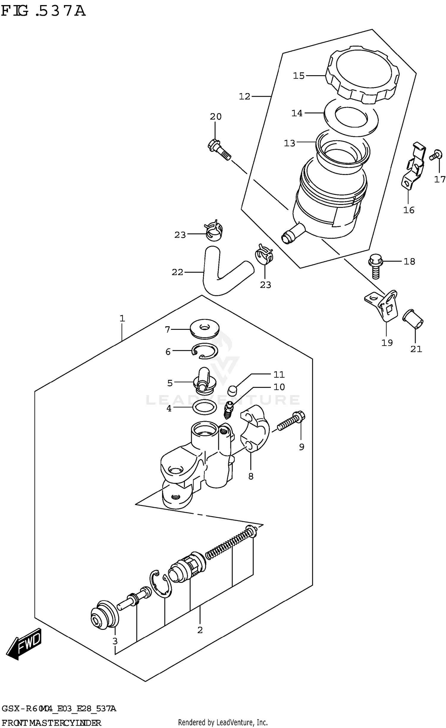 FRONT MASTER CYLINDER