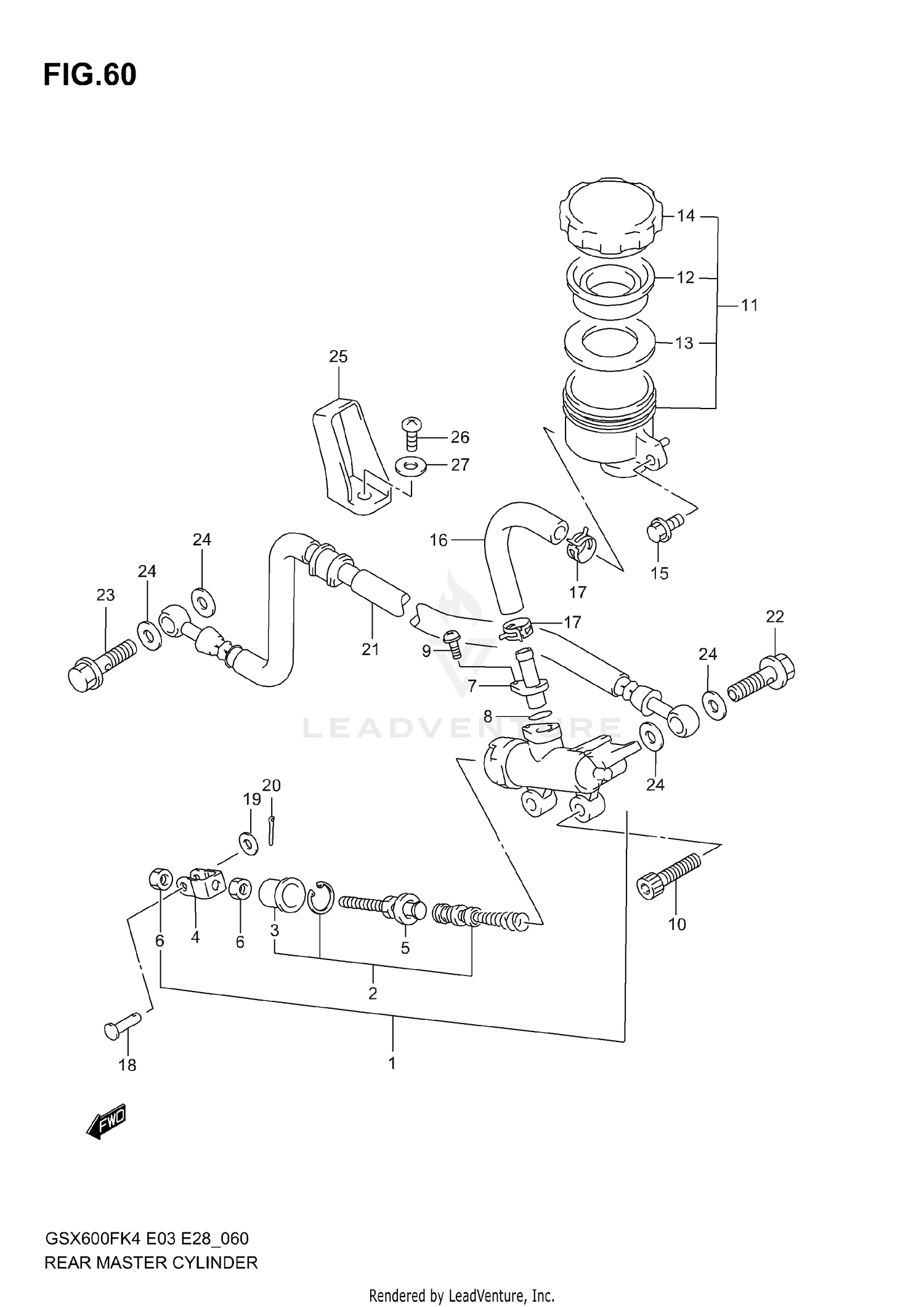REAR MASTER CYLINDER