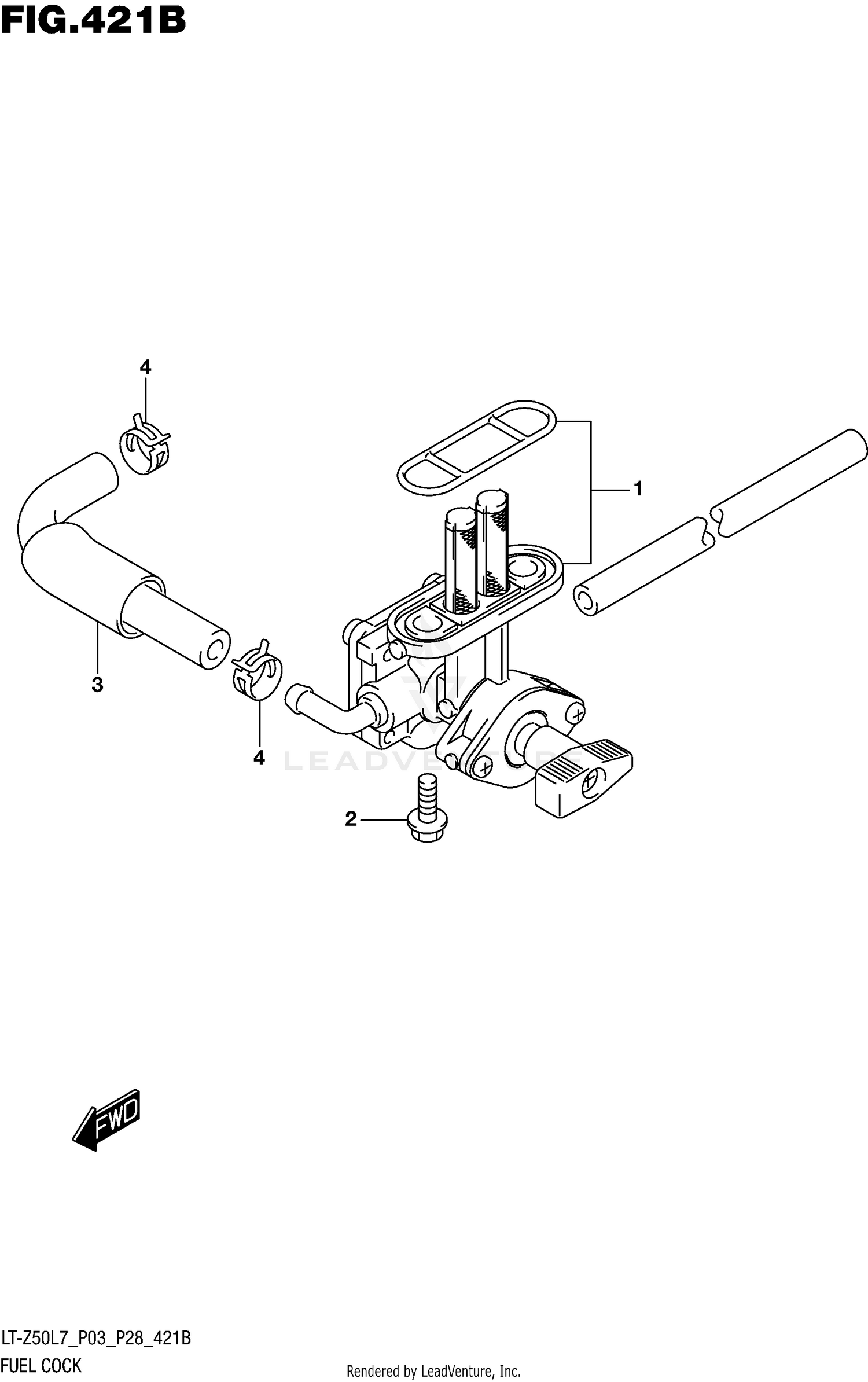 FUEL COCK (LT-Z50L7 P28)