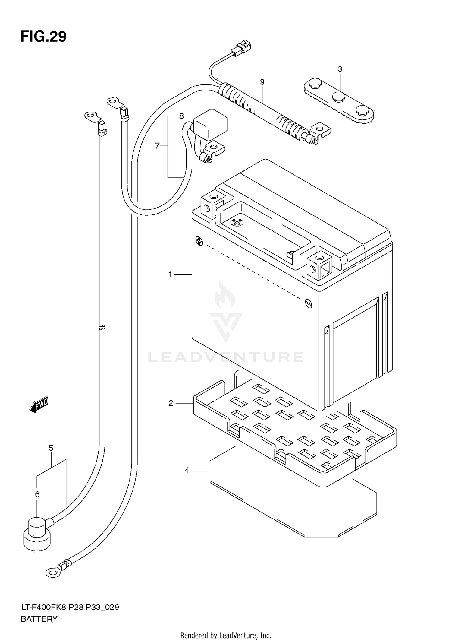 BATTERY (MODEL K8/K9)