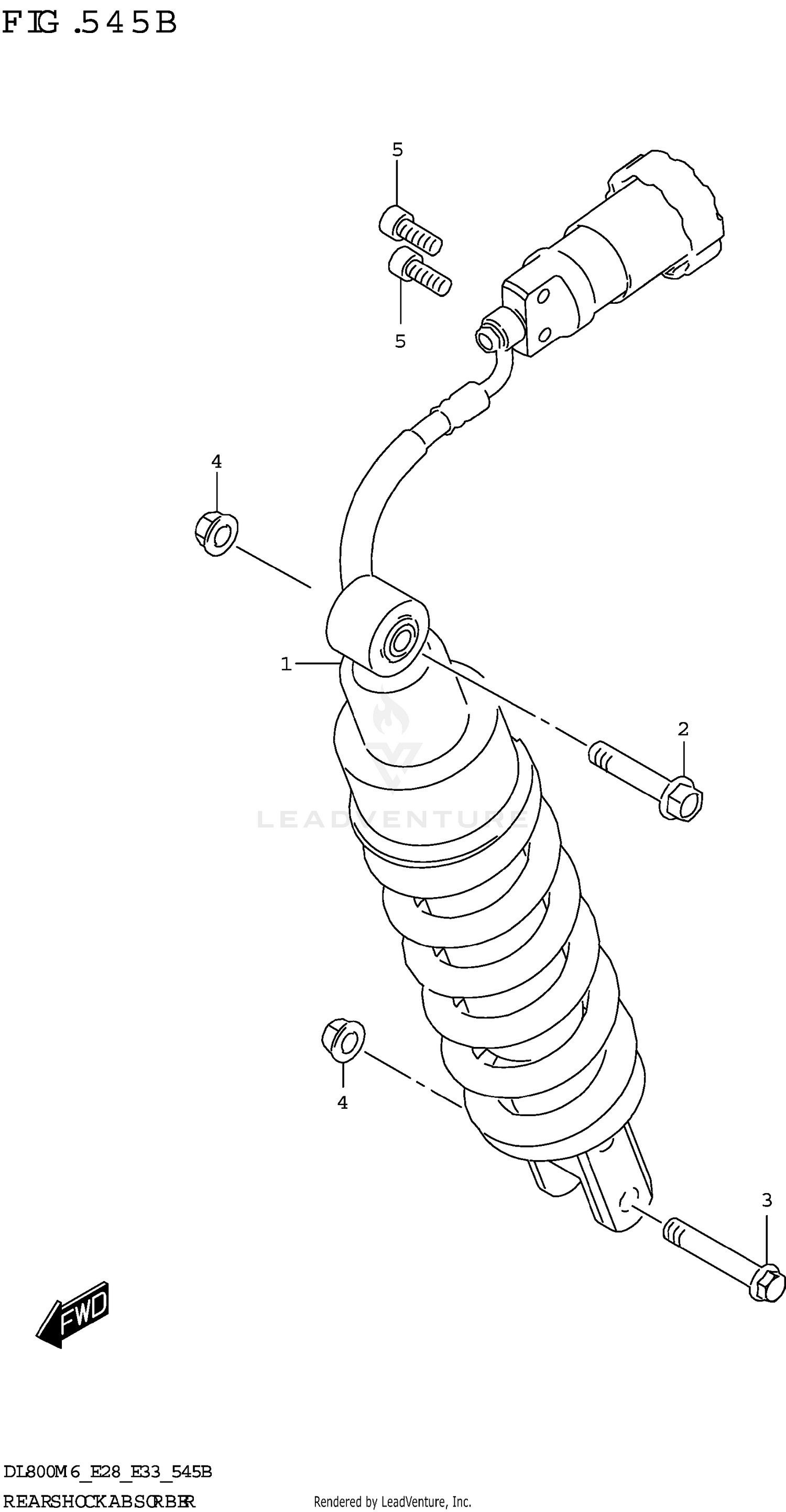 REAR SHOCK ABSORBER