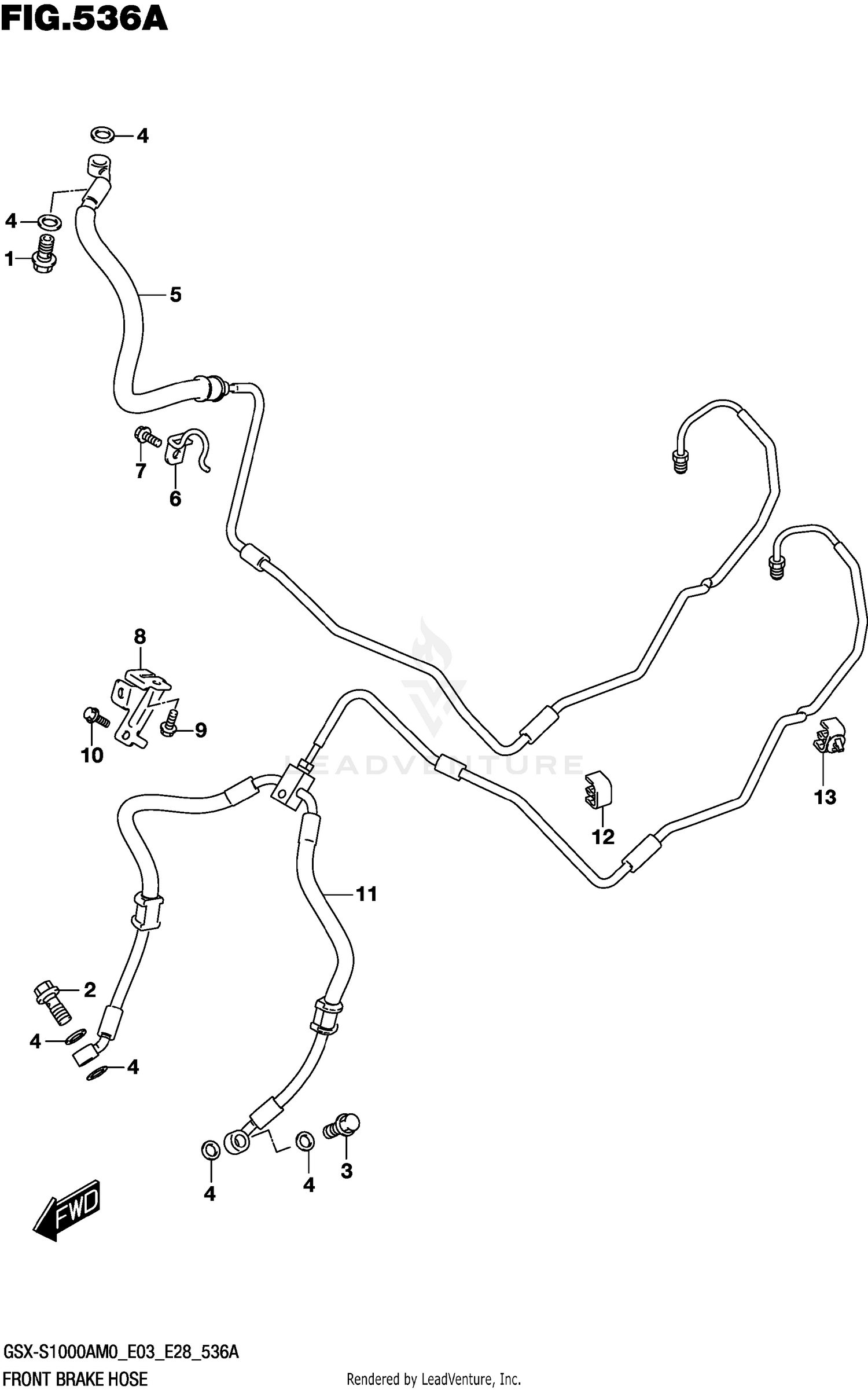 FRONT BRAKE HOSE
