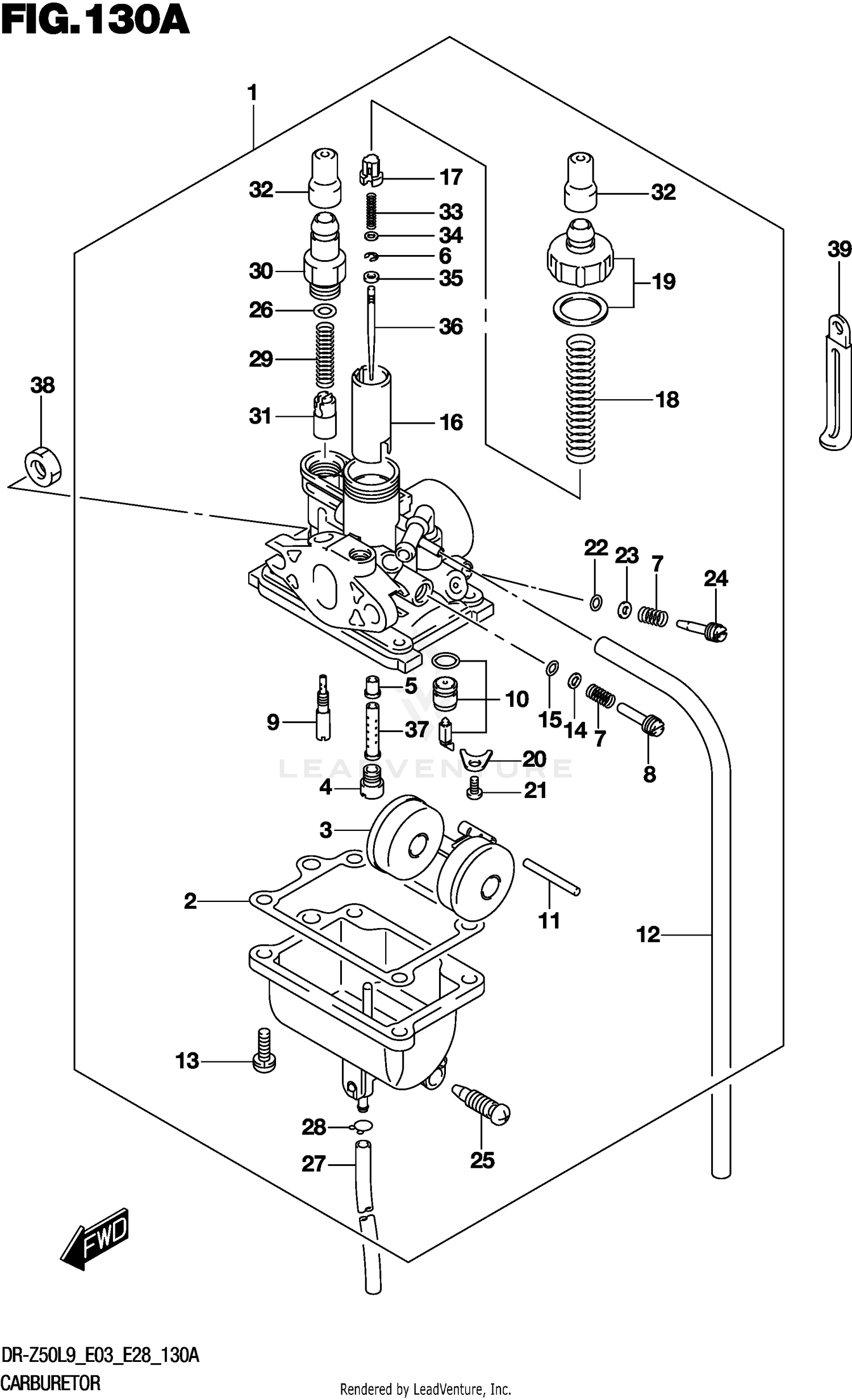 CARBURETOR (DR-Z50L9 E03)