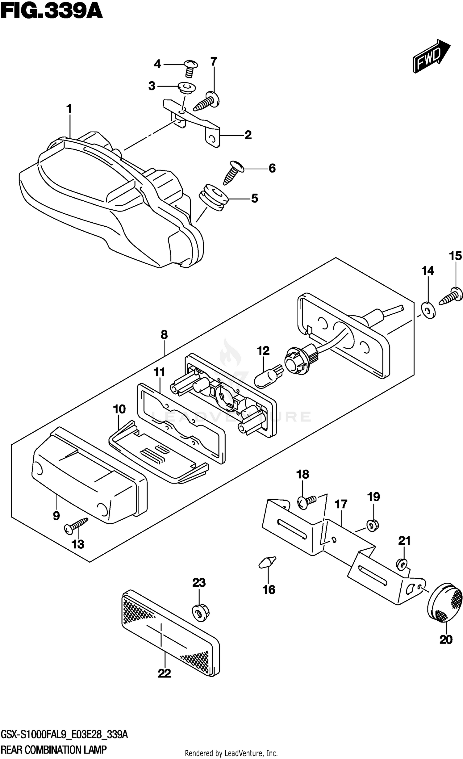 REAR COMBINATION LAMP