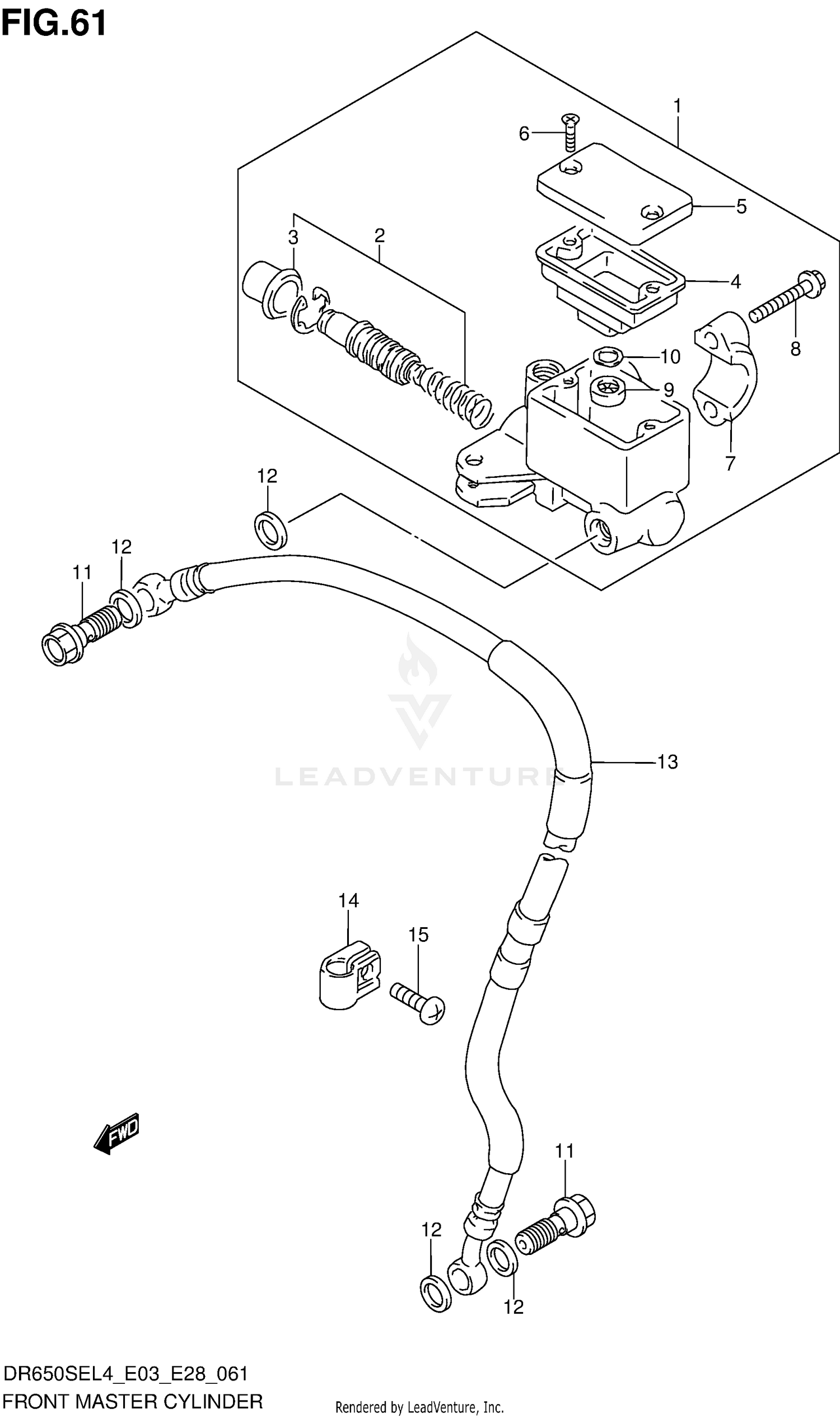 FRONT MASTER CYLINDER