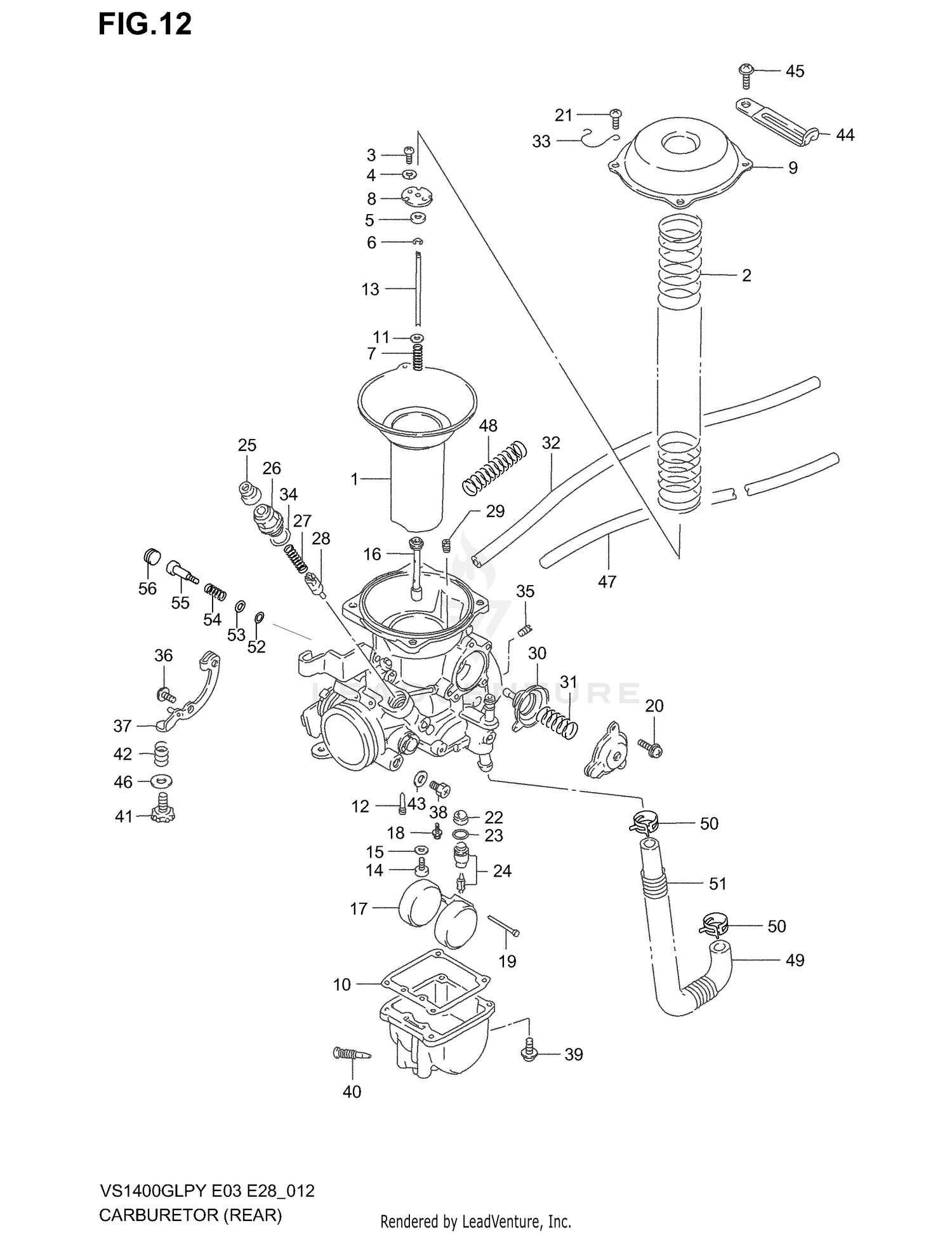 CARBURETOR (REAR)