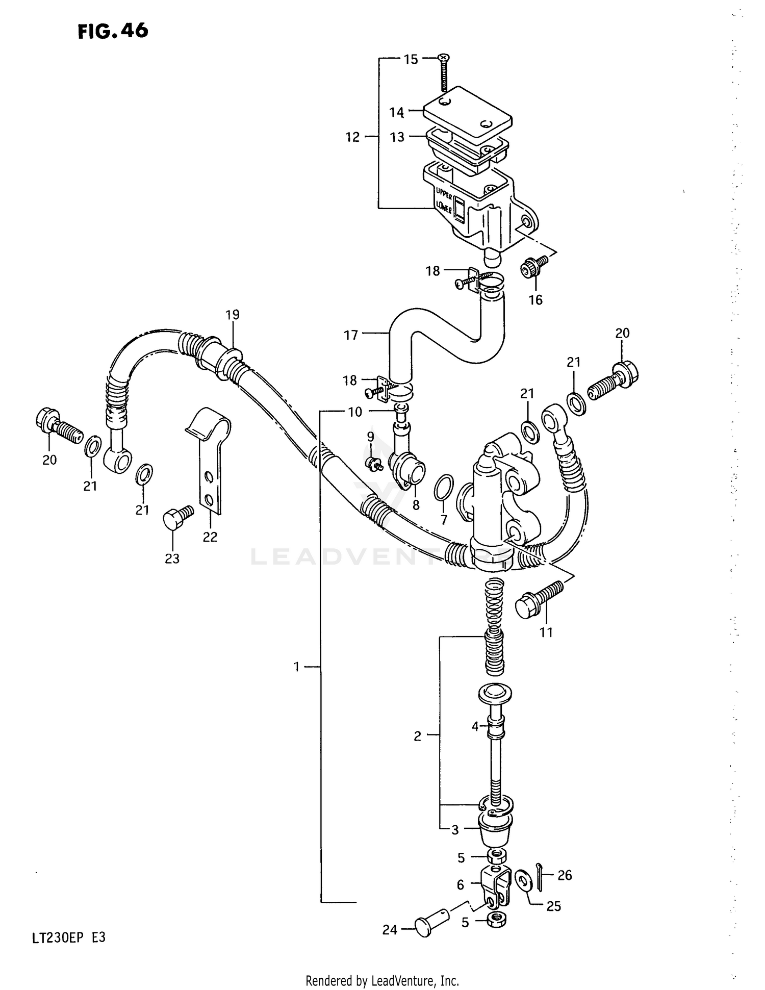 REAR MASTER CYLINDER